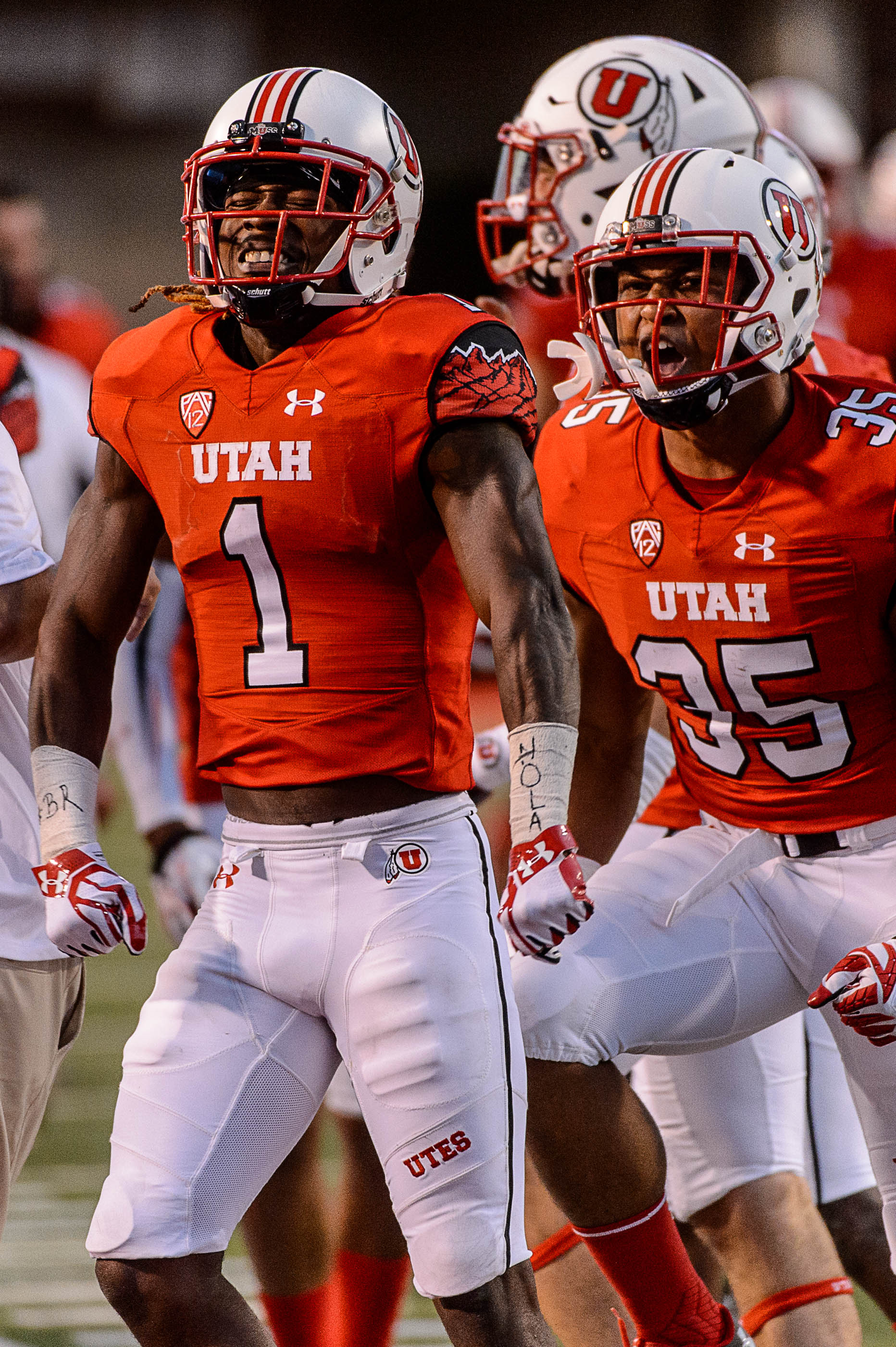 Trent Nelson | The Salt Lake Tribune
Utah Utes defensive back Boobie Hobbs (1) celebrates a long punt return as the University of Utah Utes host the Southern Utah University Thunderbirds, NCAA football at Rice-Eccles Stadium in Salt Lake City, Thursday September 1, 2016.