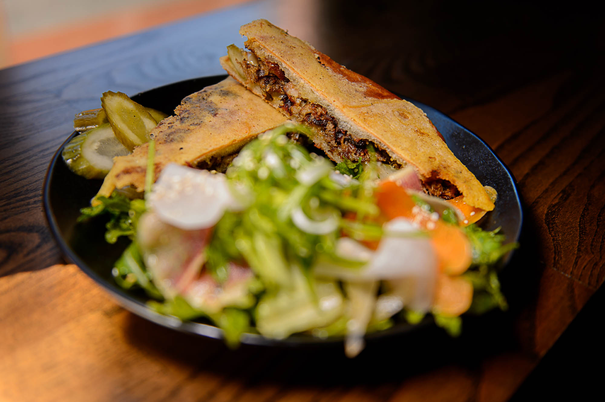 (Trent Nelson | The Salt Lake Tribune) The Japanese cubano sandwich at Yoko Ramen in Salt Lake City, Friday October 27, 2017.