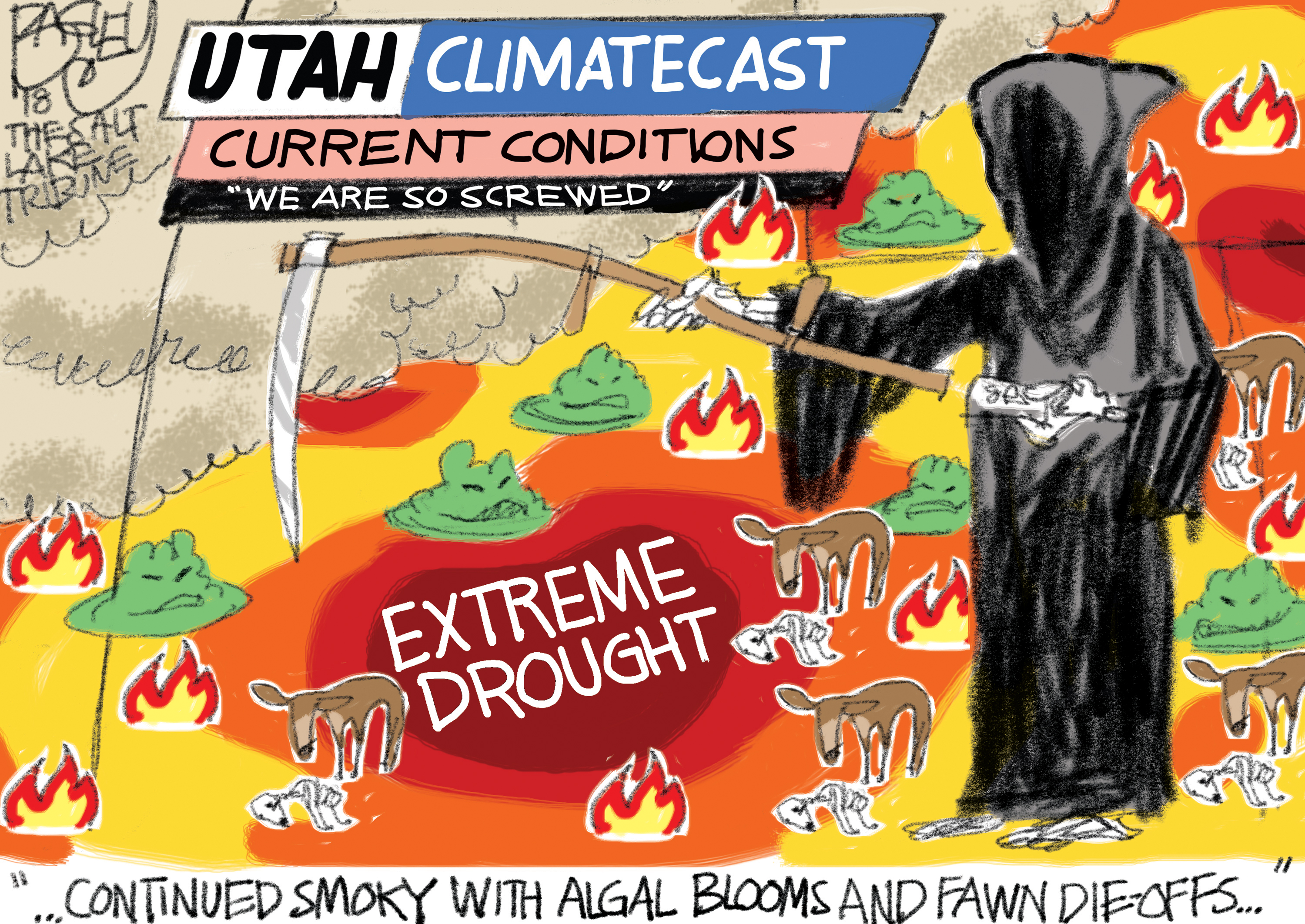 This Pat Bagley cartoon appears in The Salt Lake Tribune on Wednesday, Sept. 12, 2018.