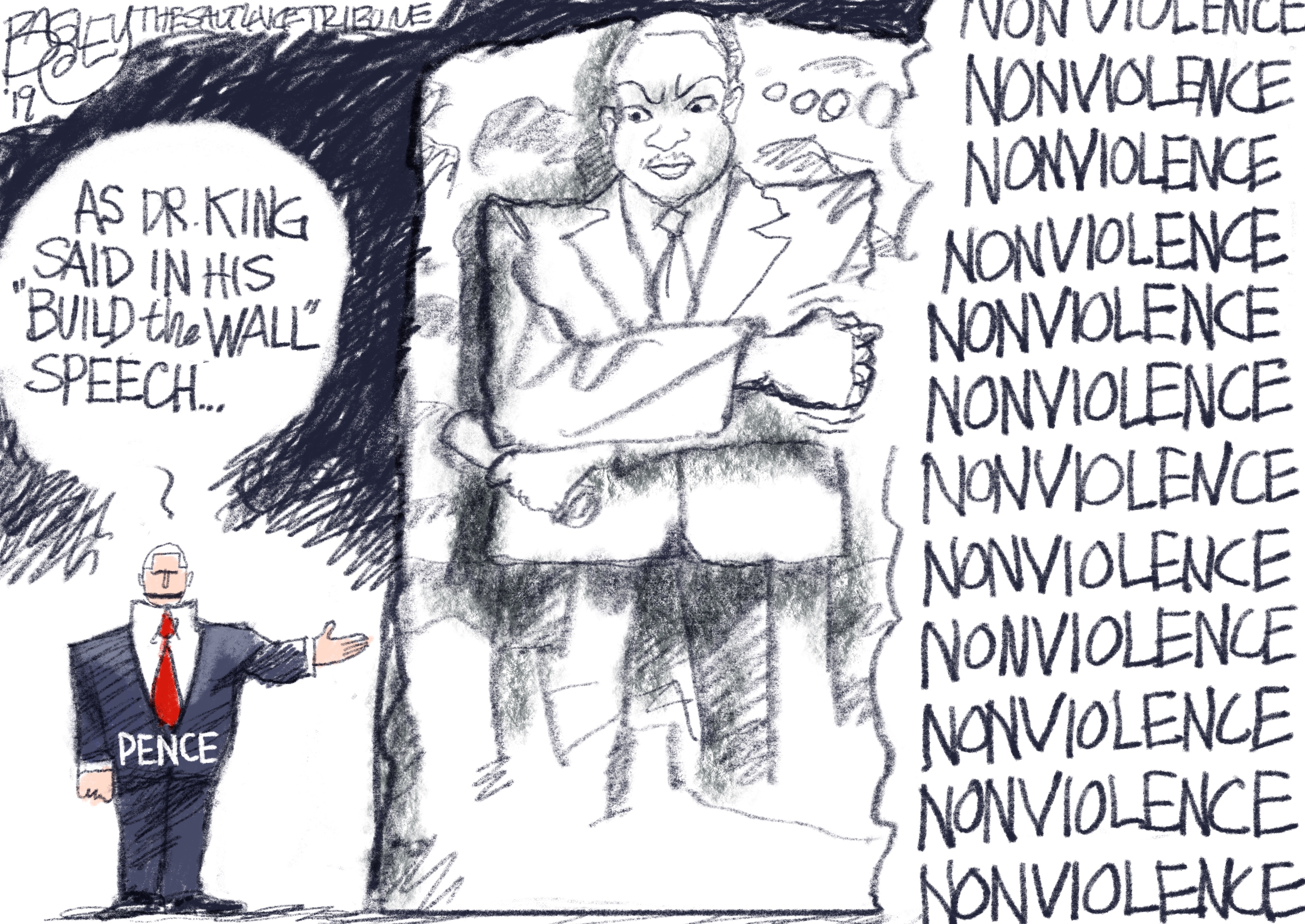 (Pat Bagley | The Salt Lake Tribune) This Pat Bagley cartoon appears in The Salt Lake Tribune on Tuesday, Jan. 22, 2019.