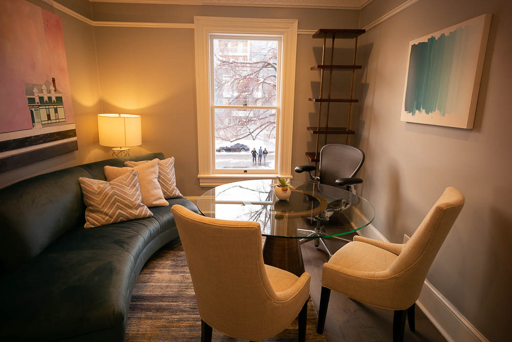 (Trent Nelson | The Salt Lake Tribune) A therapy room at Encircle: LGBTQ+ Family and Youth Resource Center's new location in Salt Lake City on Friday February 8, 2019.