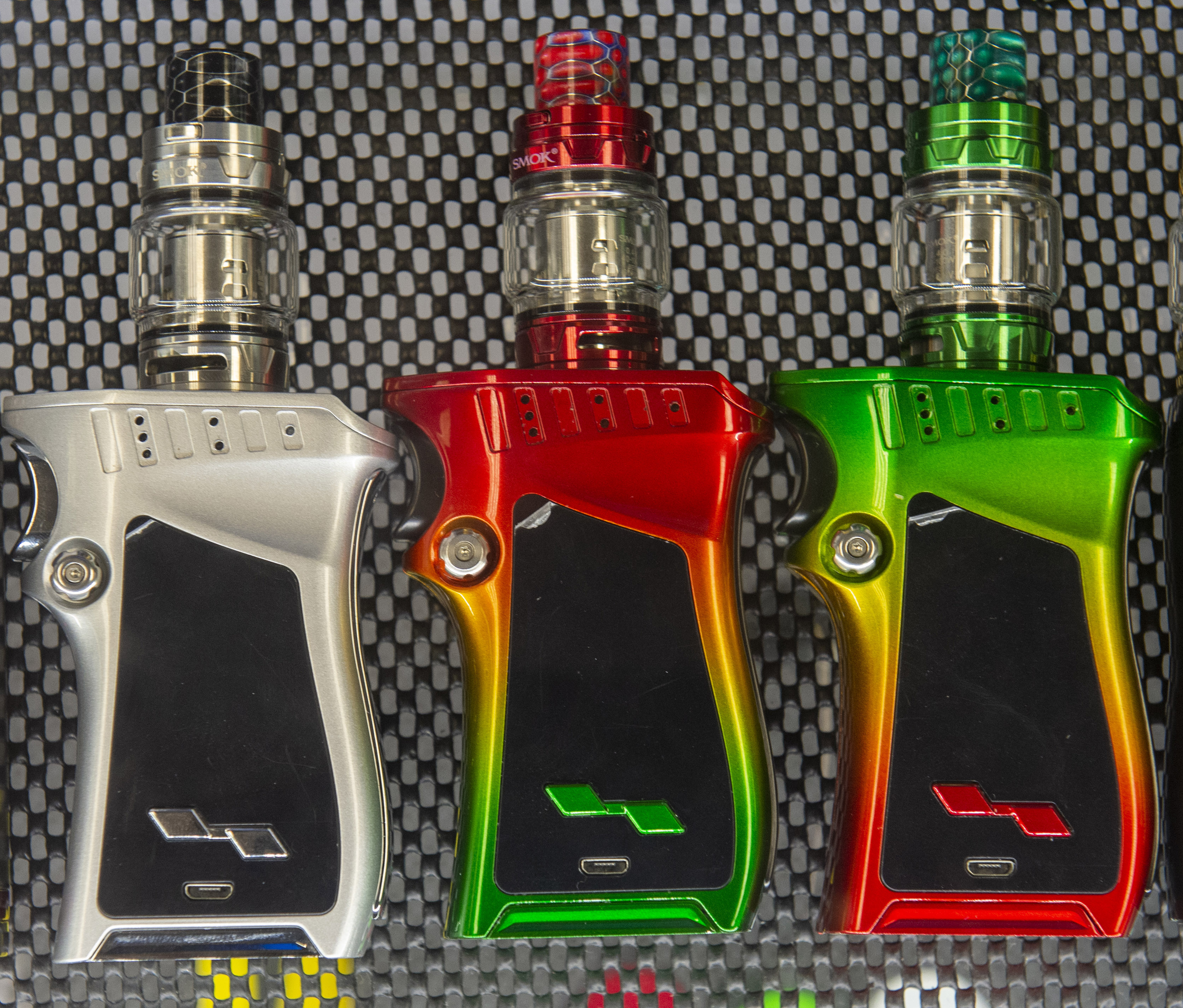 (Rick Egan | The Salt Lake Tribune) Vape Mods for sale at Peak Vapor in Taylorsville, Gov. Herbert has proposed taxing e-cigarettes the same as other tobacco products. Tuesday, December 18, 2018 