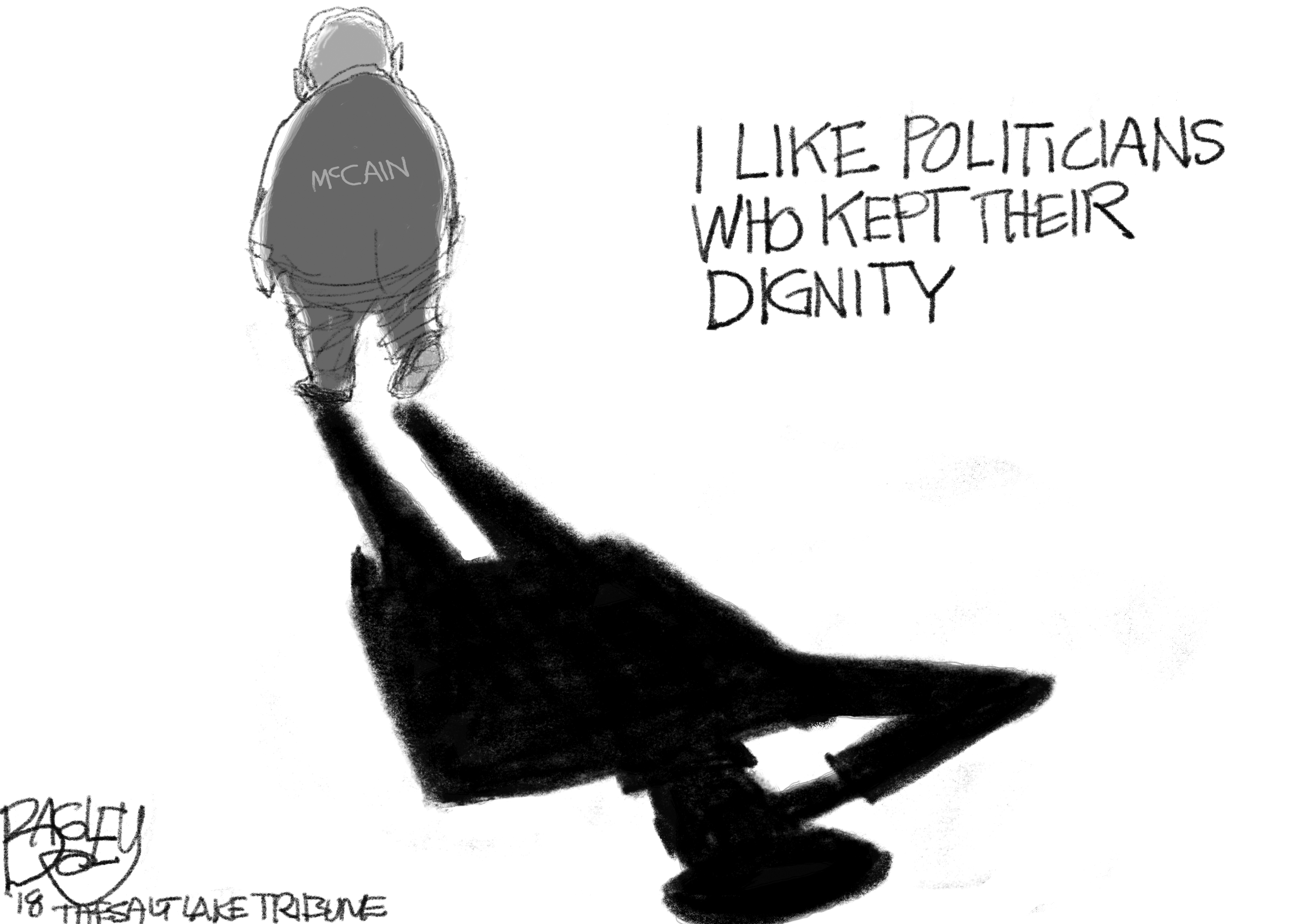This Pat Bagley cartoon appears in The Salt Lake Tribune on Sunday, Aug. 26, 2018
