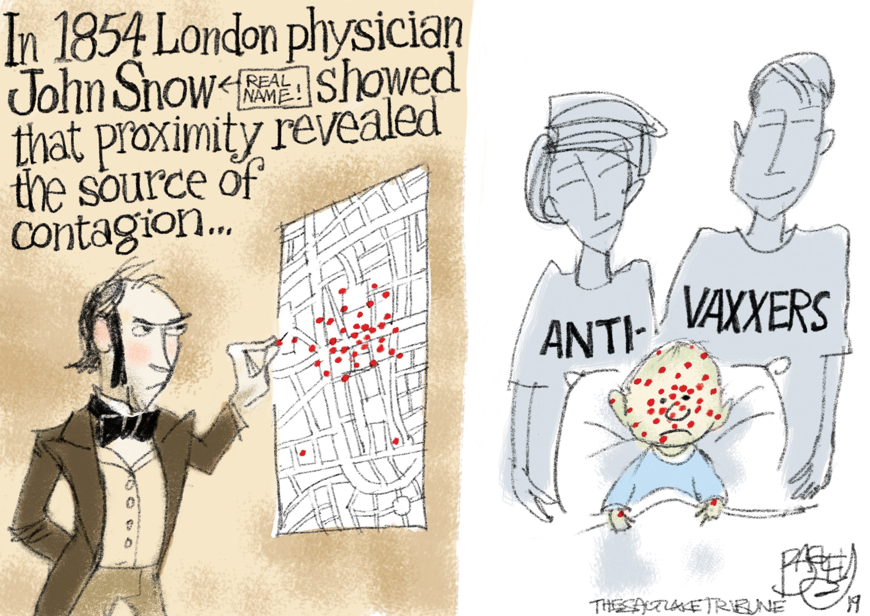 (Pat Bagley | Salt Lake Tribune) This cartoon, "John Snow Knows," appears in the Salt Lake Tribune April 27, 2019.