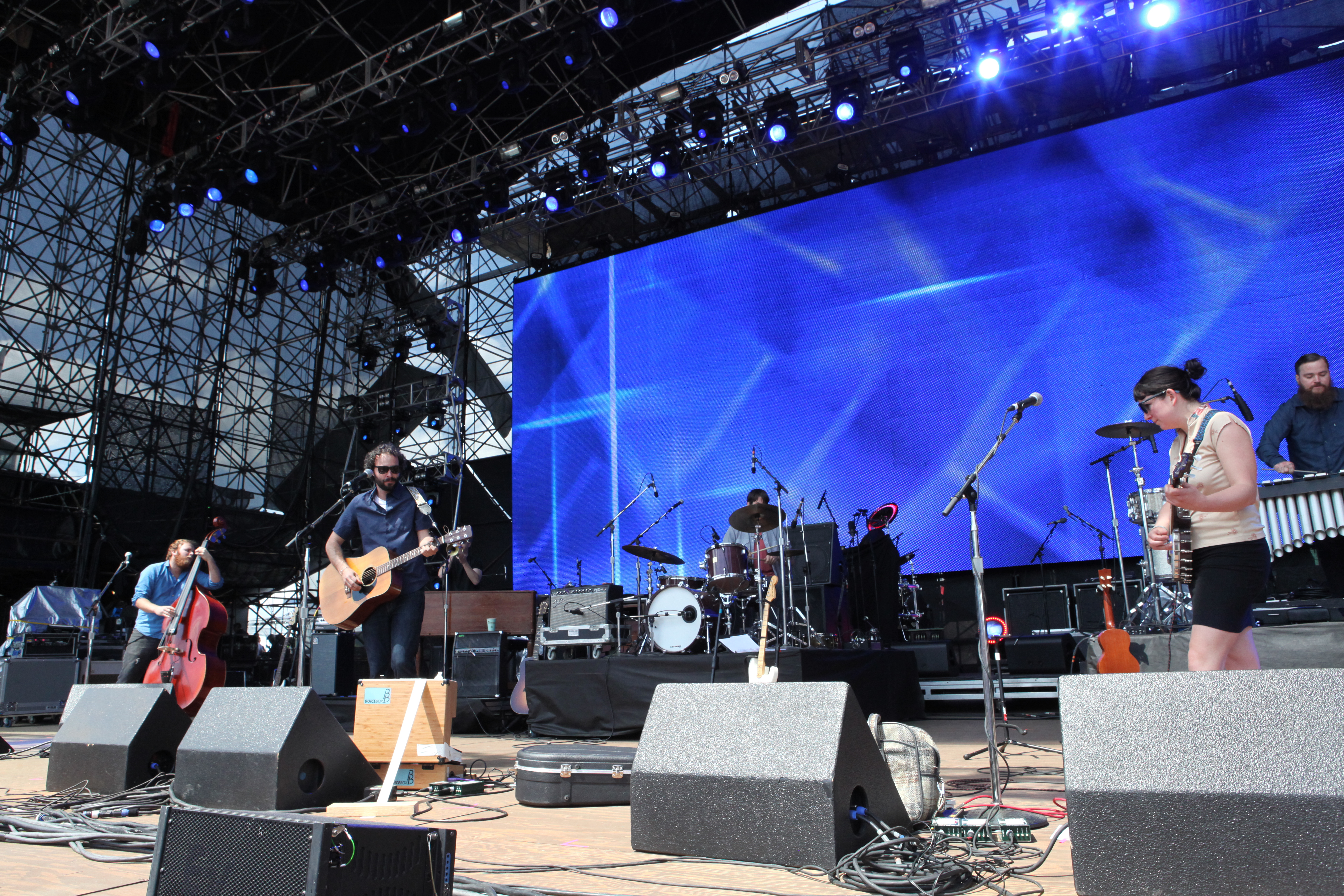 (Robb D. Cohen | RobbsPhotos/Invision/AP) Blind Pilot performs in 2013 as part of Final Four Big Dance Concerts at Centennial Olympic Park in Atlanta. The band will perform July 25 at the 2019 Twilight Concert Series in Salt Lake City.
