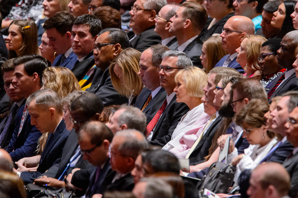 (Trent Nelson | The Salt Lake Tribune) The morning session of the189th Annual General Conference of The Church of Jesus Christ of Latter-day Saints in Salt Lake City on Sunday April 7, 2019.