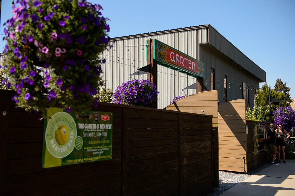 (Trent Nelson | The Salt Lake Tribune) The Garten, a new German-style outdoor beer/food venue in Salt Lake City, Sunday Sept. 2, 2018.