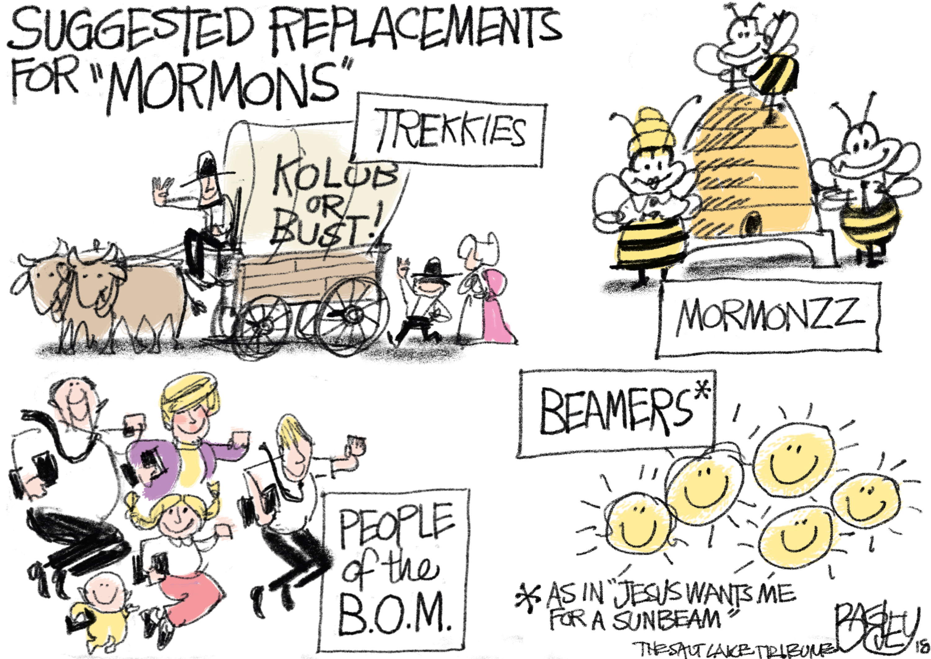 This Pat Bagley cartoon appears in The Salt Lake Tribune on Wednesday, Aug. 29, 2018.
