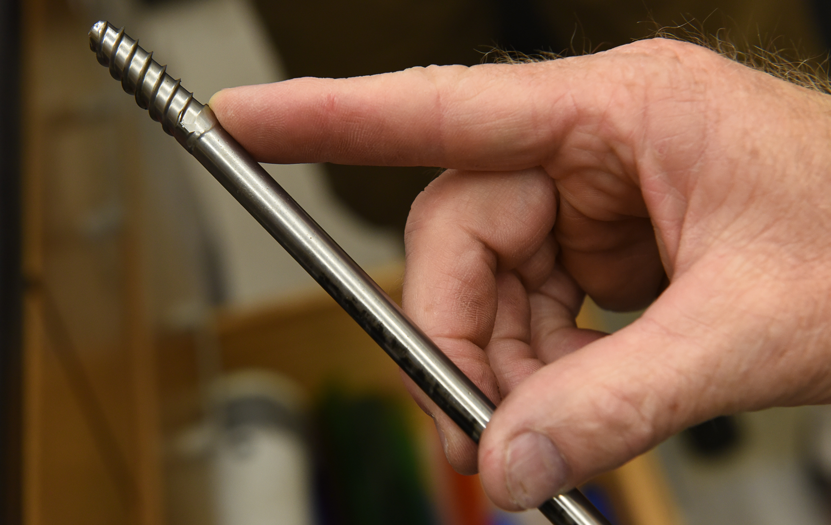 (Francisco Kjolseth | The Salt Lake Tribune) An increment bore is used to remove small core samples without compromising the tree in order to get a glimpse into fire and climate history.