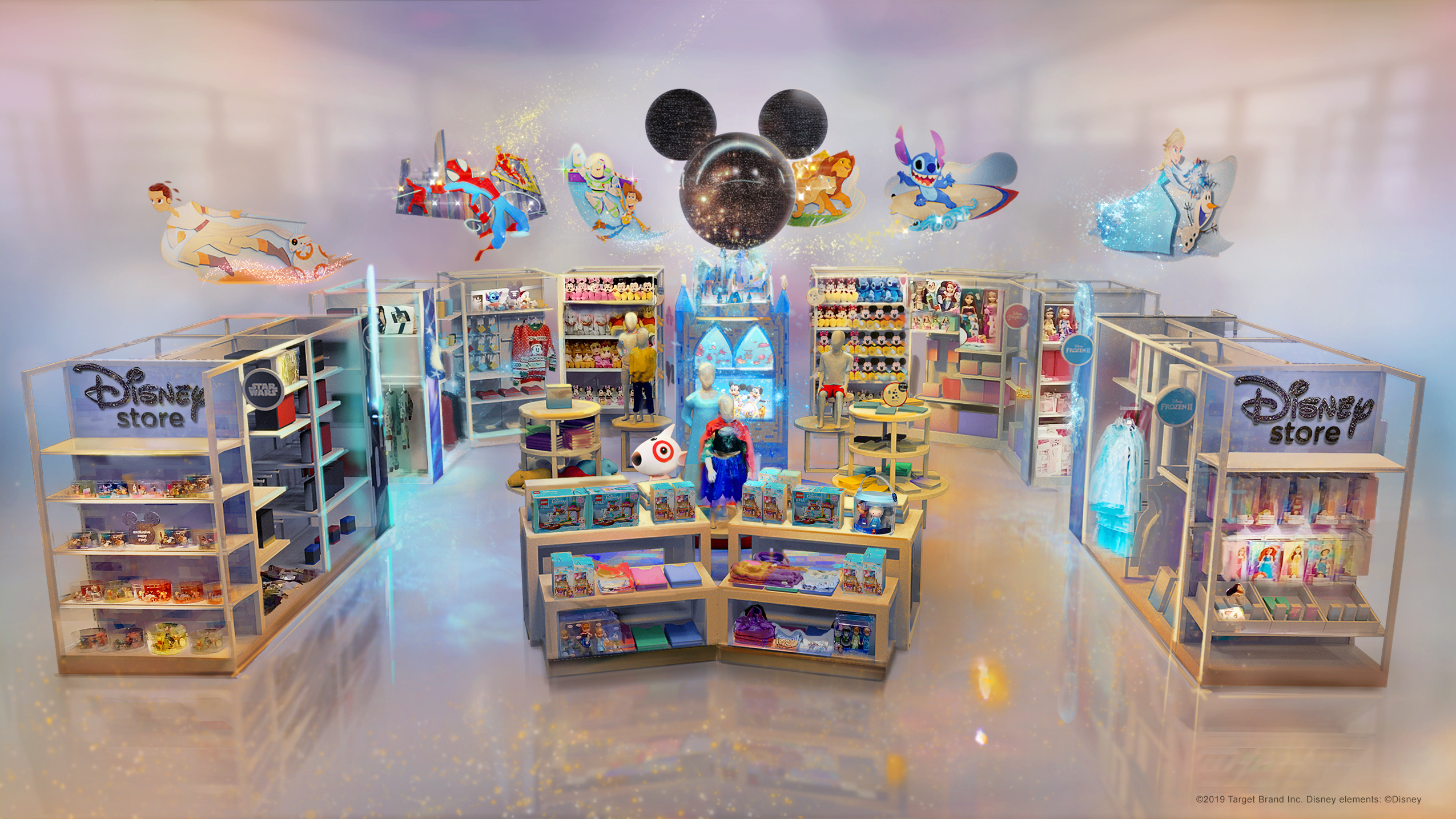 DISNEY｜GALLERY TARGET BY kyne Mini-Disney Store opens inside South Jordan Target