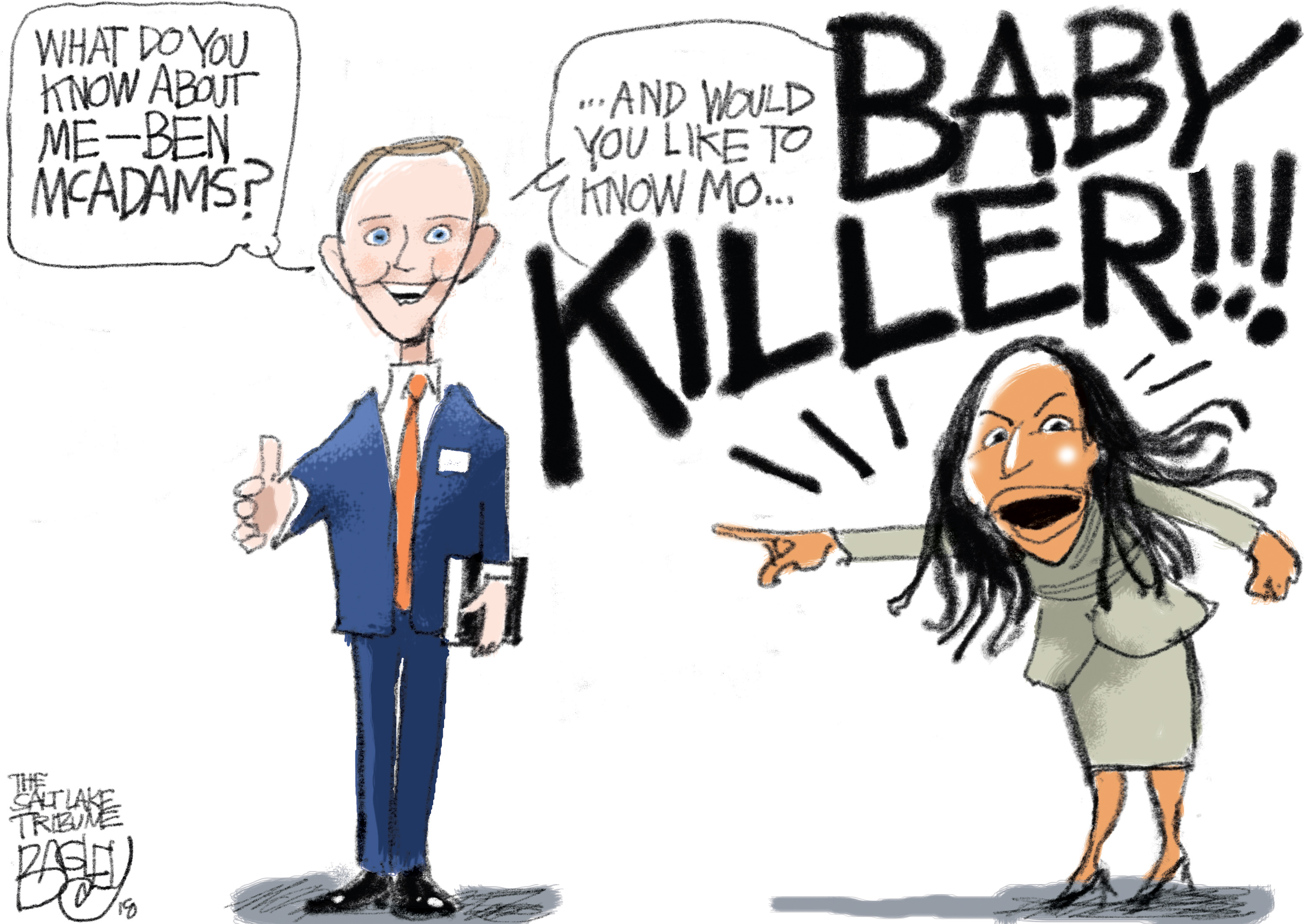 (Pat Bagley | The Salt Lake Tribune) This Pat Bagley cartoon appears in The Salt Lake Tribune on Wednesday, May 2, 2018.
