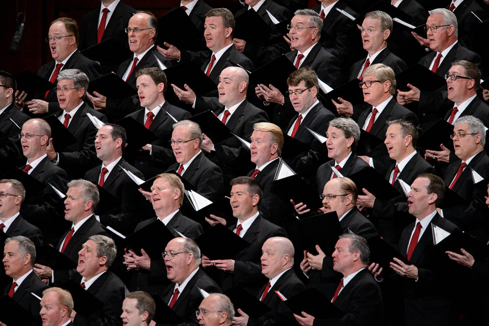(Trent Nelson | The Salt Lake Tribune) The Tabernacle Choir at Temple Square during the afternoon session of the189th Annual General Conference of The Church of Jesus Christ of Latter-day Saints in Salt Lake City on Sunday April 7, 2019.