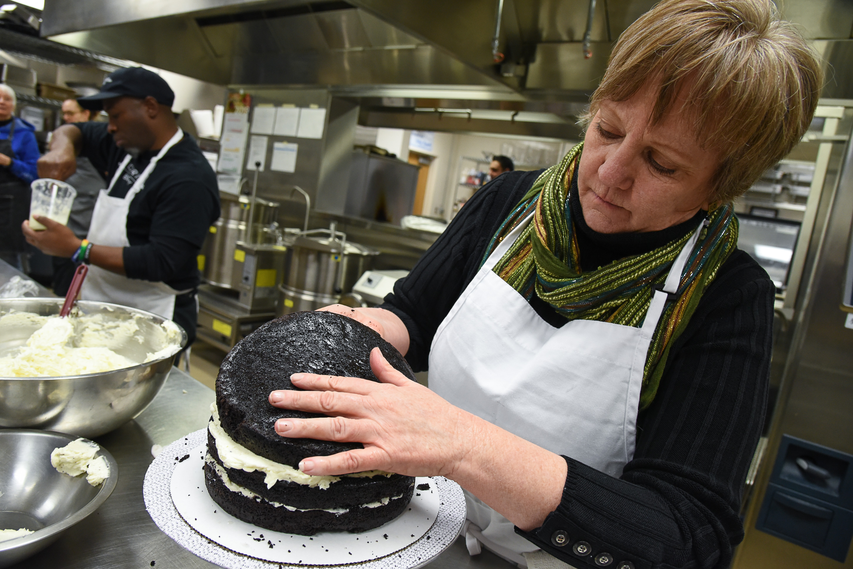 (Francisco Kjolseth | The Salt Lake Tribune) Actress Betsy West prepared to play a Southern Baptist bakery owner in North Carolina faced with a request to bake a wedding cake for a gay couple. She appears in Salt Lake Acting Company's production of "The Cake."