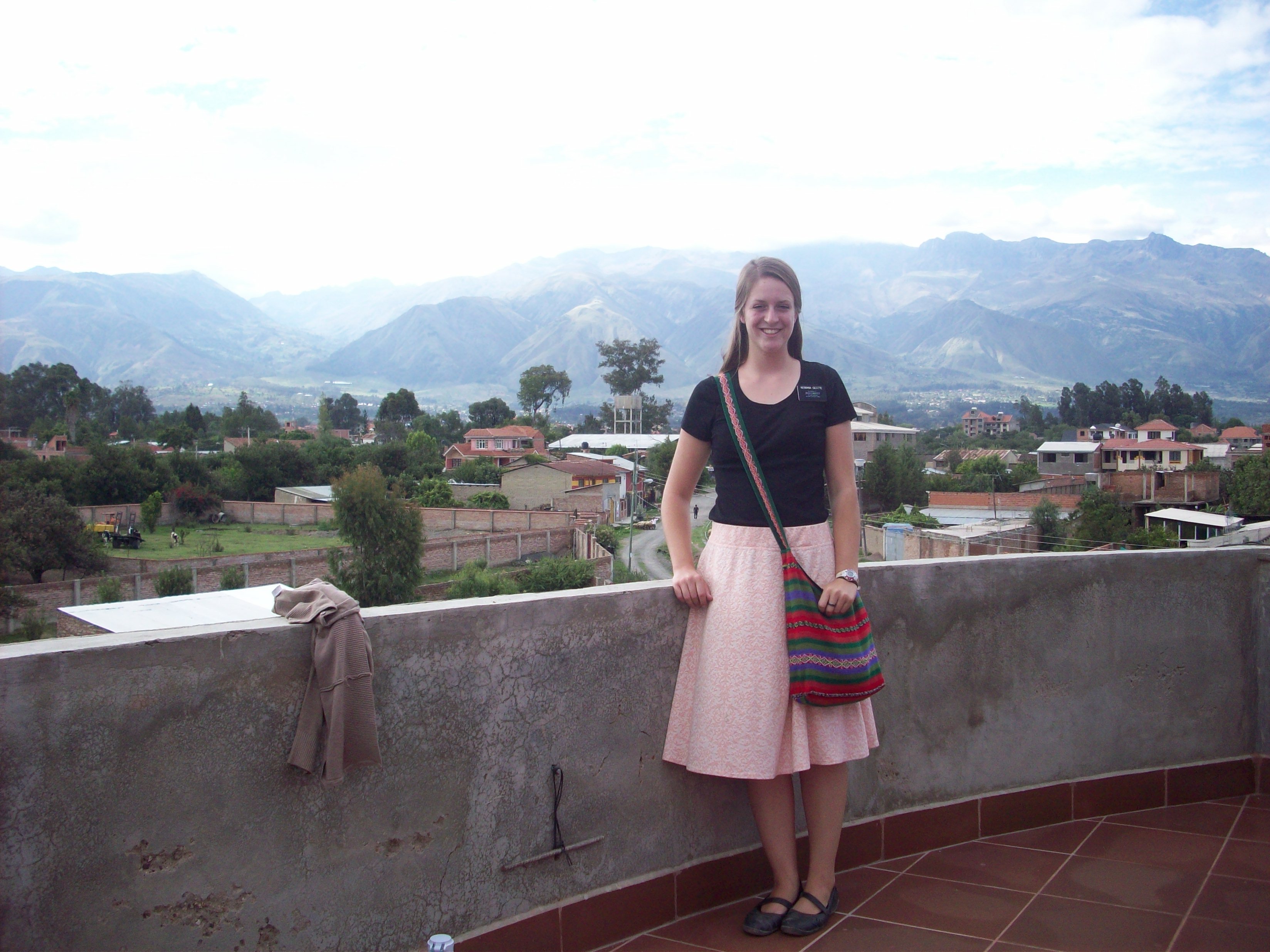(Courtesy of Maddy Cicotte) Maddy Cicotte on her mission in Bolivia in 2015-2016.