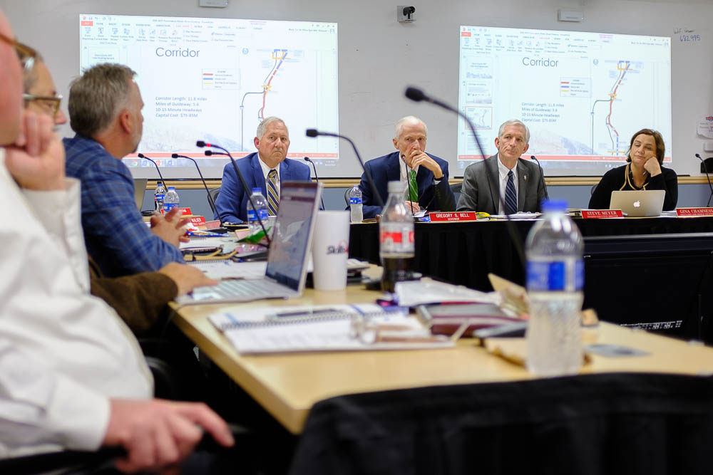 (Trent Nelson | The Salt Lake Tribune) The current UTA Board holds its final-ever meeting in Salt Lake City on Thursday Oct. 25, 2018. After scandals, the Legislature restructured the agency. And the current 16-member, part-time board is about to be replaced by a new full-time, three-member commission by Nov. 1.