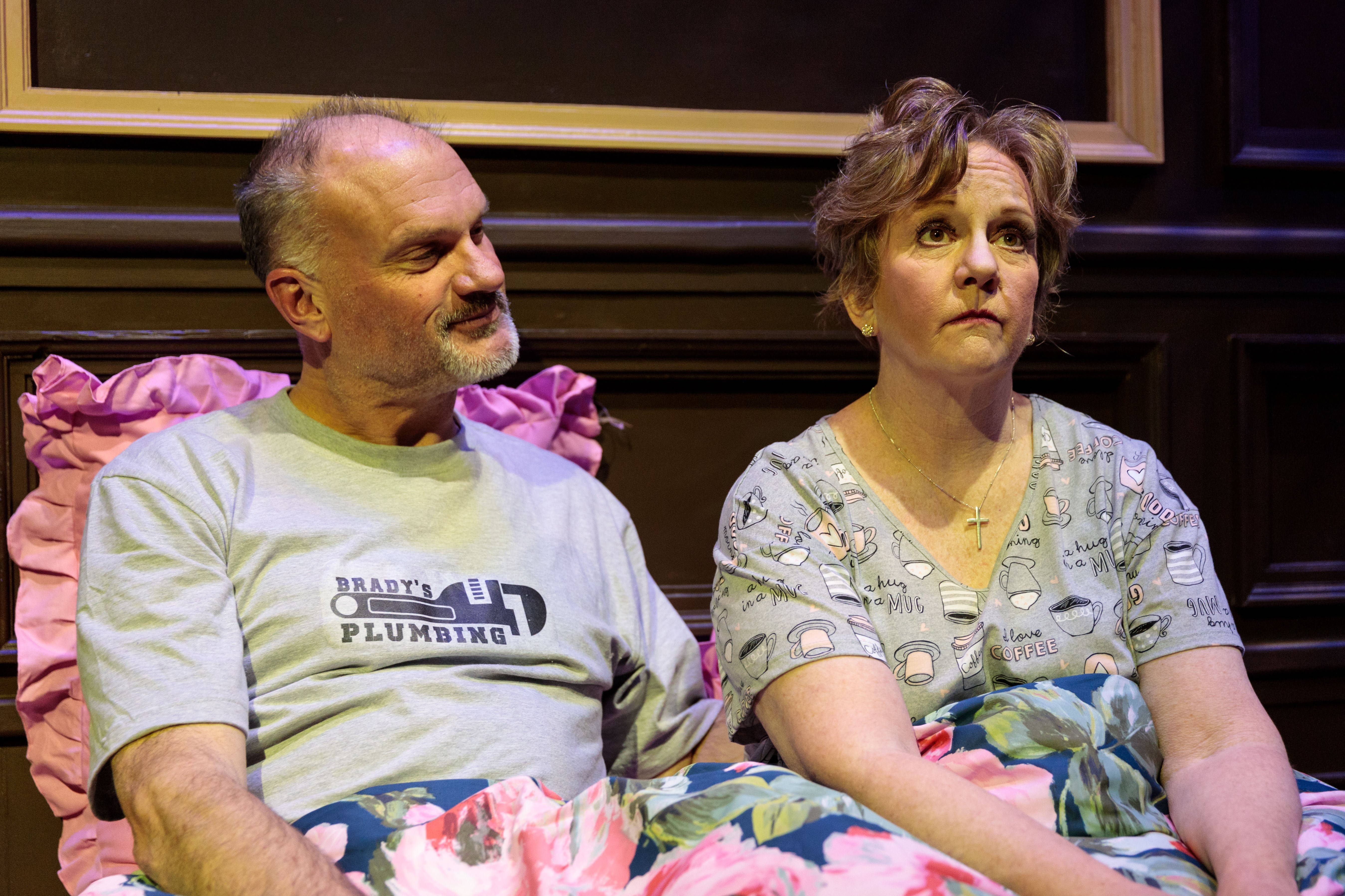 (Photo courtesy of dav.d daniels | dav.d photography) Joe Crnich and Betsy West in Salt Lake Acting Company’s production of "The Cake" by Bekah Brunstetter.