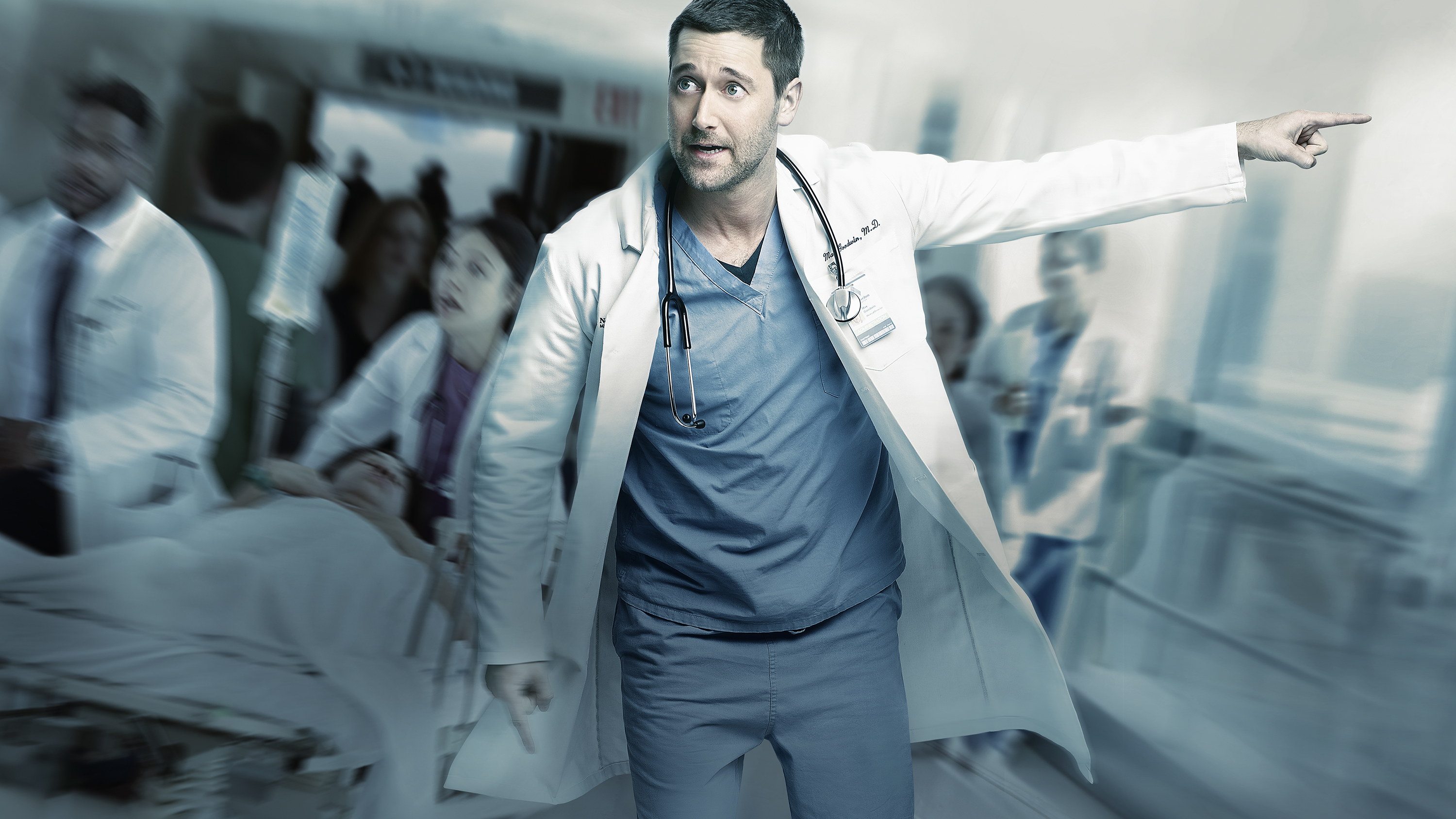 (Photo courtesy NBC Universal) Ryan Eggold as Dr. Max Goodwin in “New Amsterdam.”