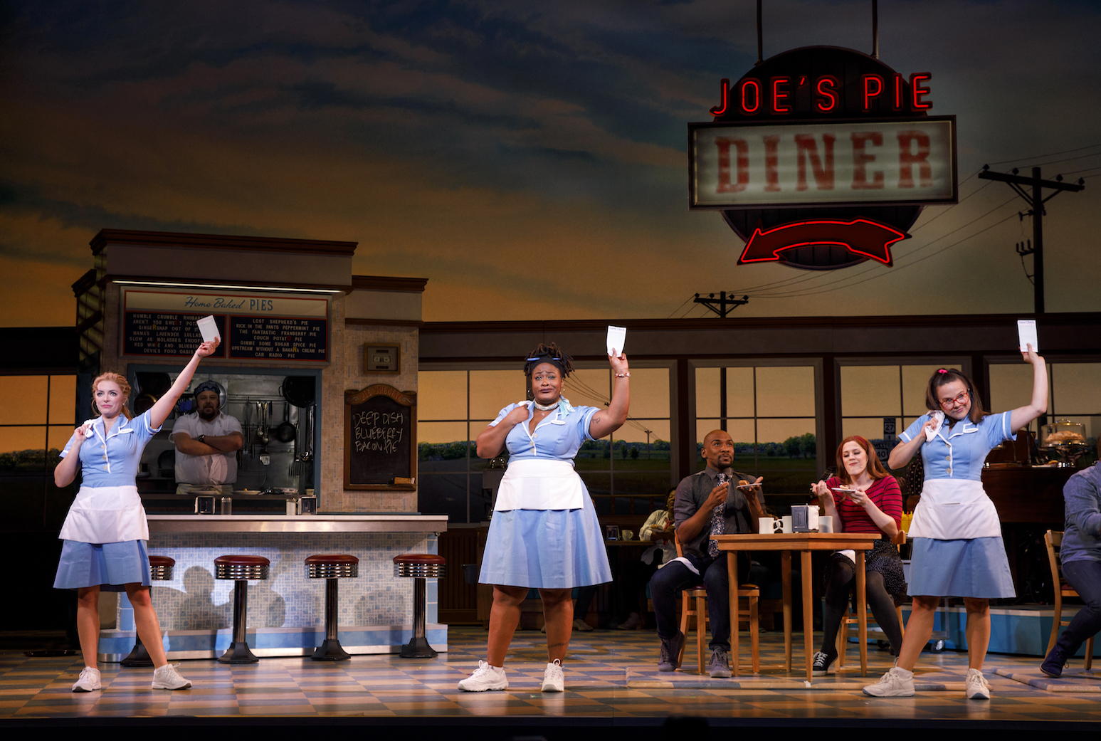 (Photo courtesy of Joan Marcus) Lenne Klingaman, Desi Oakley and Charity Angel Dawson in the National Tour of "Waitress," which runs Sept. 25-30 at the Eccles Theater in Salt Lake City.