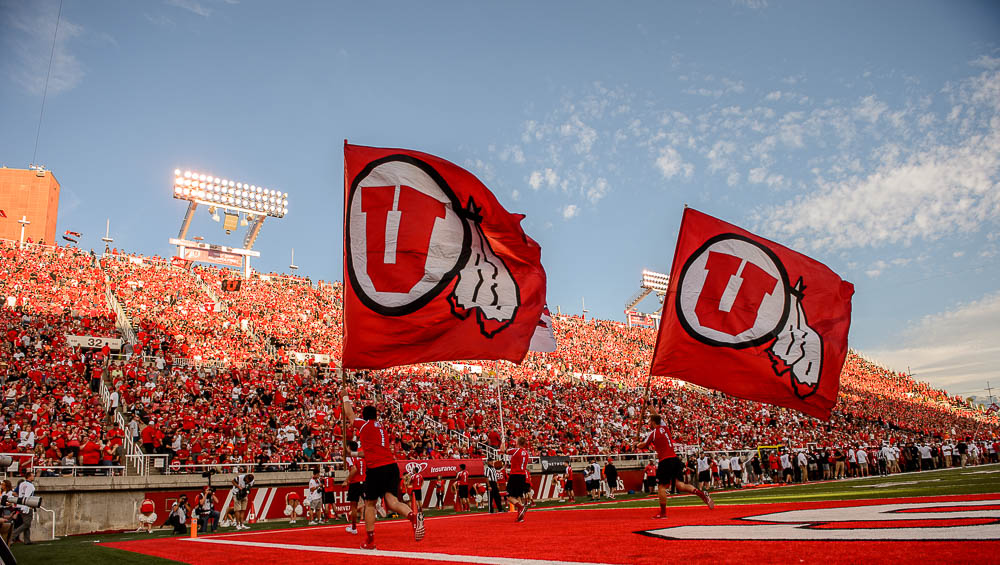 (Trent Nelson | The Salt Lake Tribune) The University of Utah Utes host the Weber State Wildcats, Thursday Aug. 30, 2018 at Rice-Eccles Stadium in Salt Lake City.