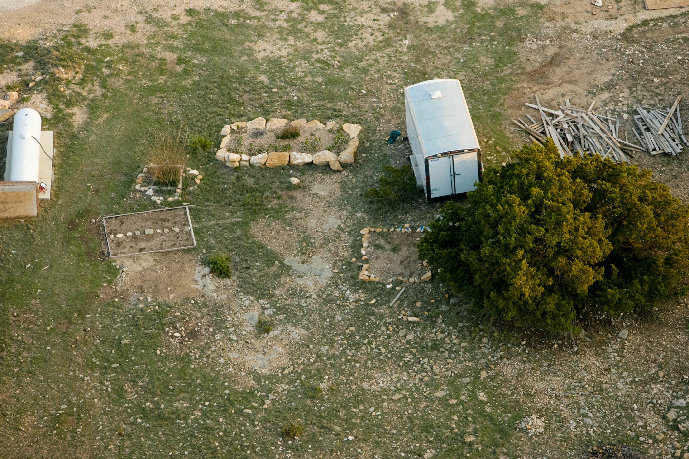 Trent Nelson | The Salt Lake Tribune These aerial views of the YFZ (Yearning for Zion) Ranch outside of Eldorado, Texas, were taken on Tuesday, April 8, 2008, just days after law enforcement officers raided the FLDS compound. A handful of residents remained on the property, along with a large number of officers who were still conducting operations.