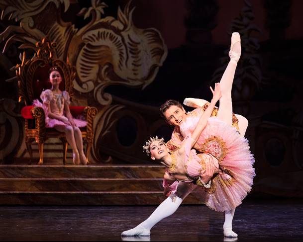 Luke Isley | Courtesy Photo Soloist Beckanne Sisk and Principal Artist Christopher Ruud perform in Ballet West's "The Nutcracker" in 2017 in Salt Lake City.