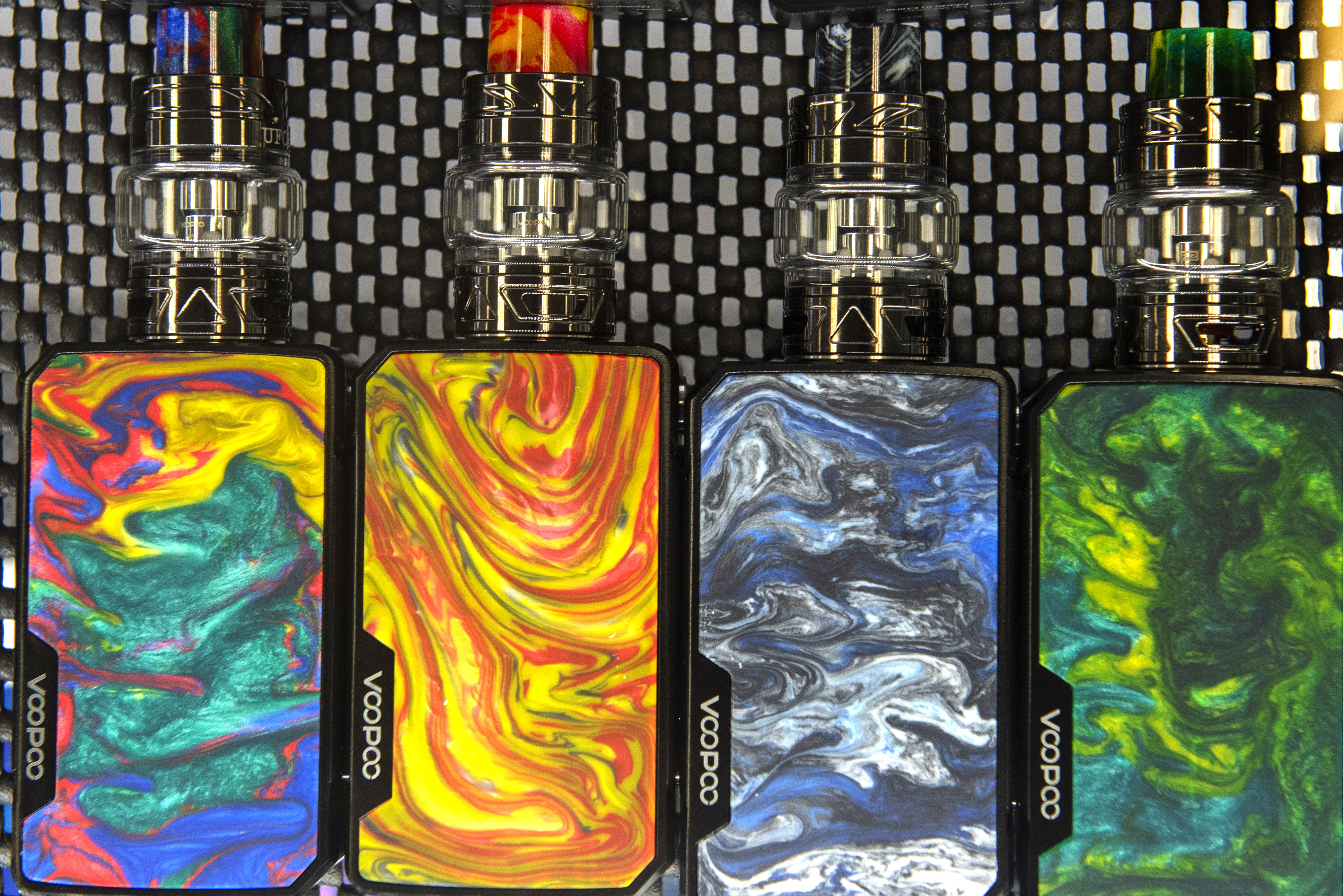 (Rick Egan | The Salt Lake Tribune) Vape Mods for sale at Peak Vapor in Taylorsville, Gov. Herbert has proposed taxing e-cigarettes the same as other tobacco products. Tuesday, December 18, 2018 