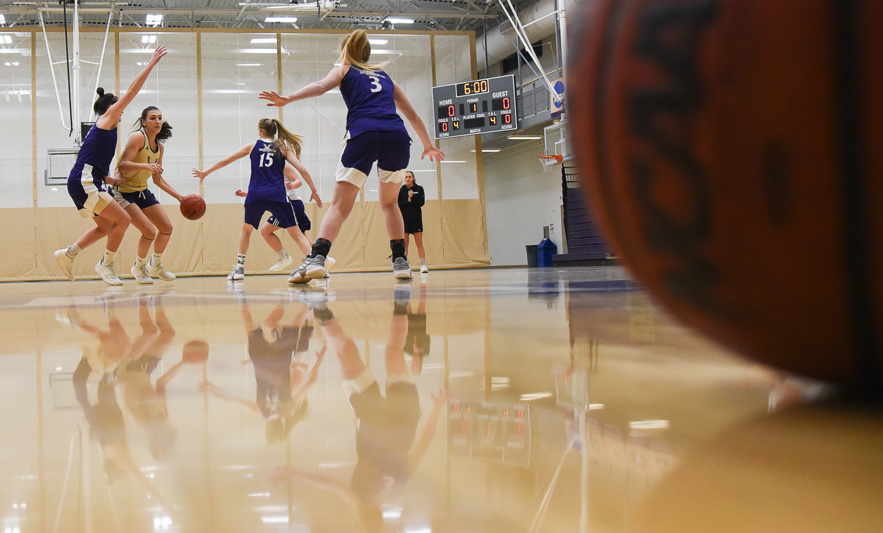(Francisco Kjolseth | The Salt Lake Tribune) The Westminster College women's basketball team practices in the Behnken Field House on Tuesday, Ja. 29, 2019. 