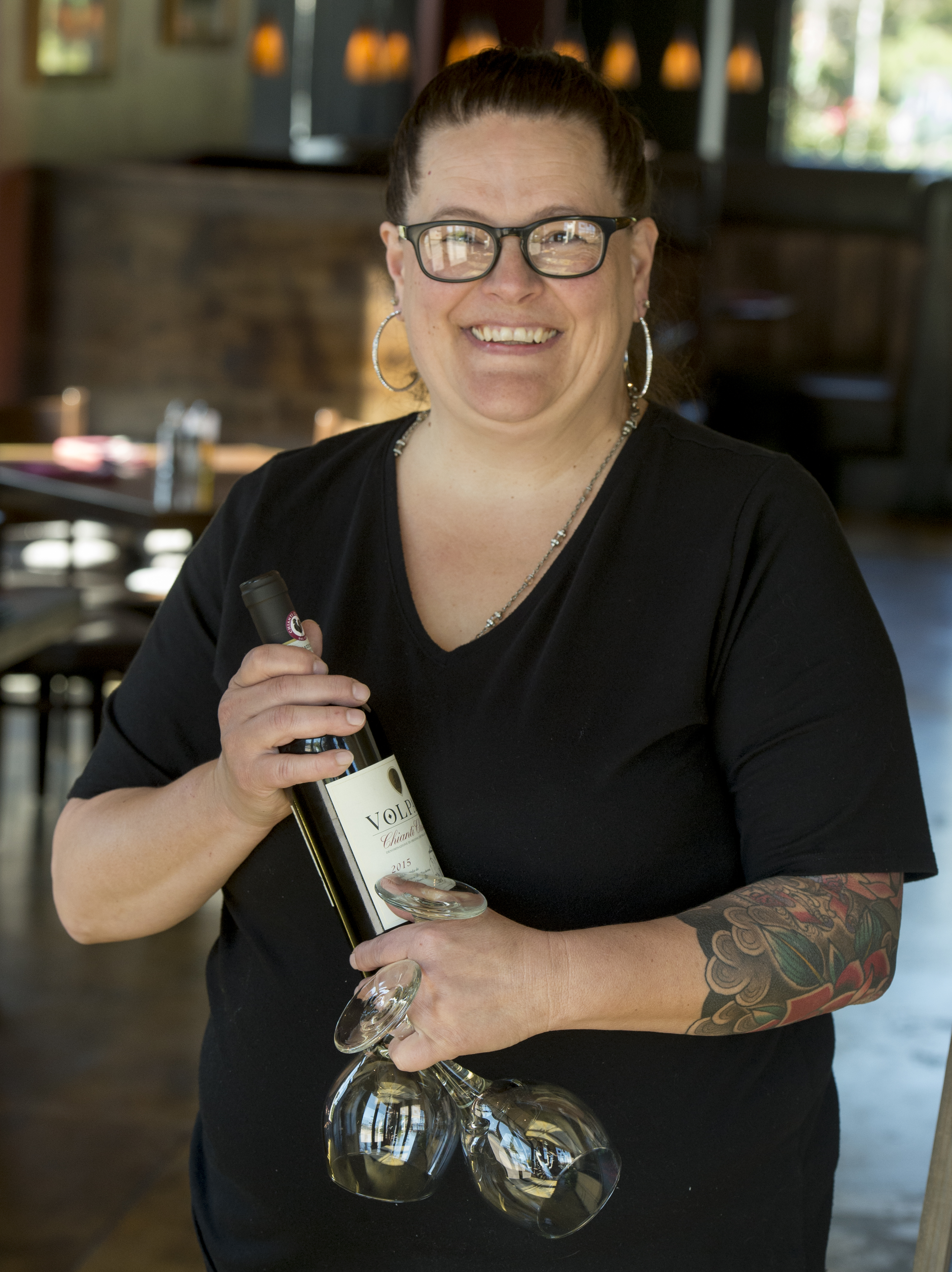 (Rick Egan | The Salt Lake Tribune) Waitress Dounia Livingston, at Fratelli's Italian Ristorante, in Sandy, Thursday, Sept. 20, 2018.