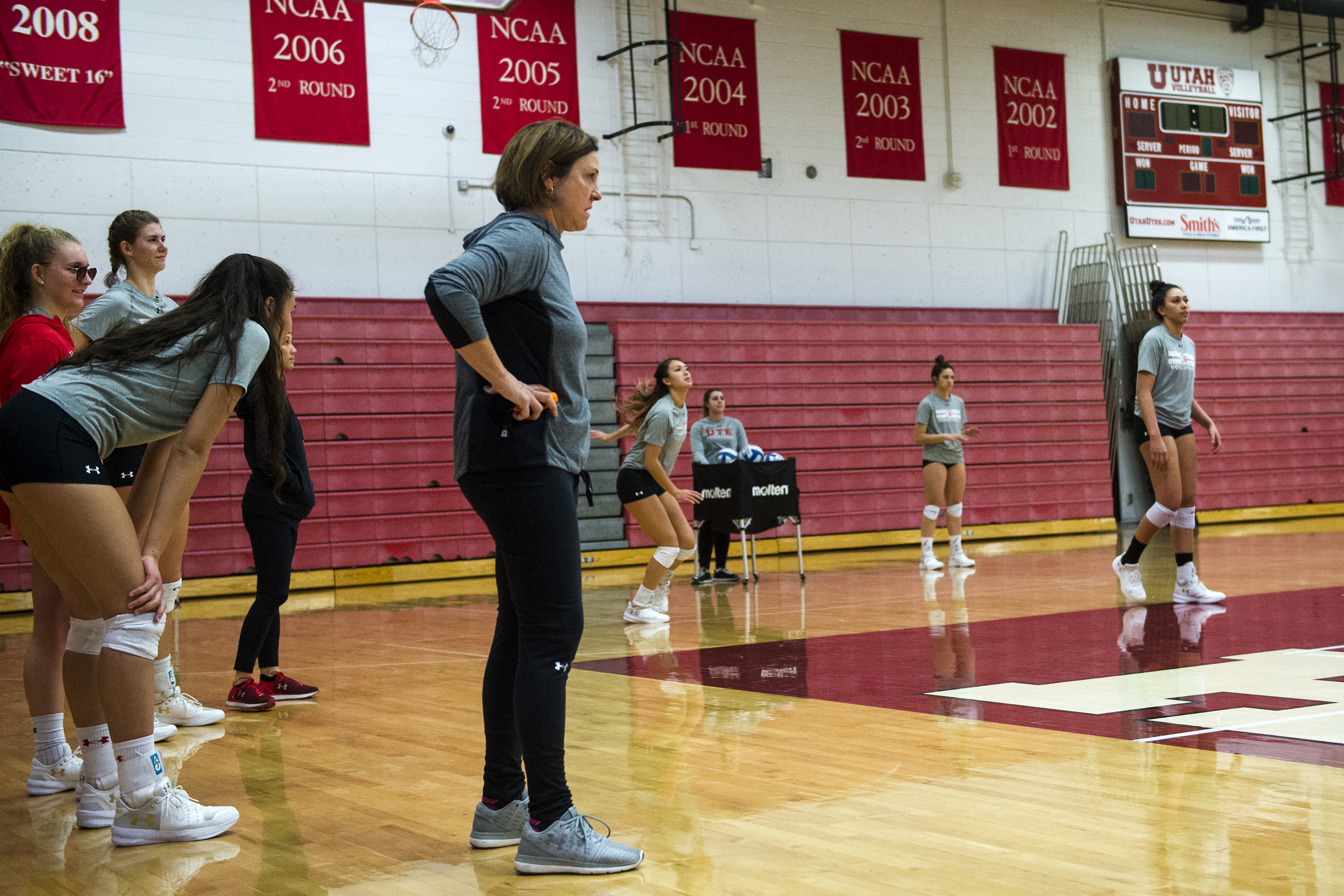 In her 28th season leading Utah volleyball, Beth Launiere’s longevity