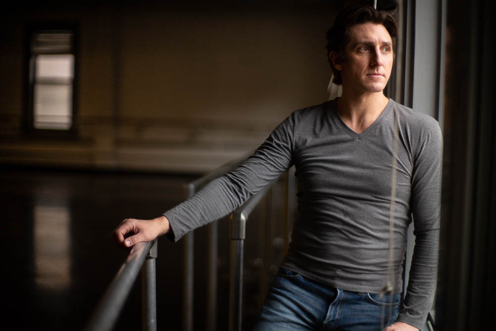 (Trent Nelson | The Salt Lake Tribune) Christopher Ruud, veteran dancer at Ballet West, is retiring after this season — with his last major role in the production of "Swan Lake" set for Feb. 8-23. He was photographed during at the Capitol Theatre in Salt Lake City on Thursday Jan. 17, 2019.