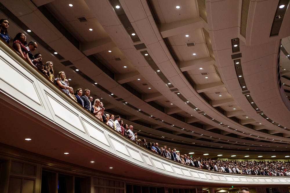 (Trent Nelson | The Salt Lake Tribune) The afternoon session of the189th Annual General Conference of The Church of Jesus Christ of Latter-day Saints in Salt Lake City on Sunday April 7, 2019.