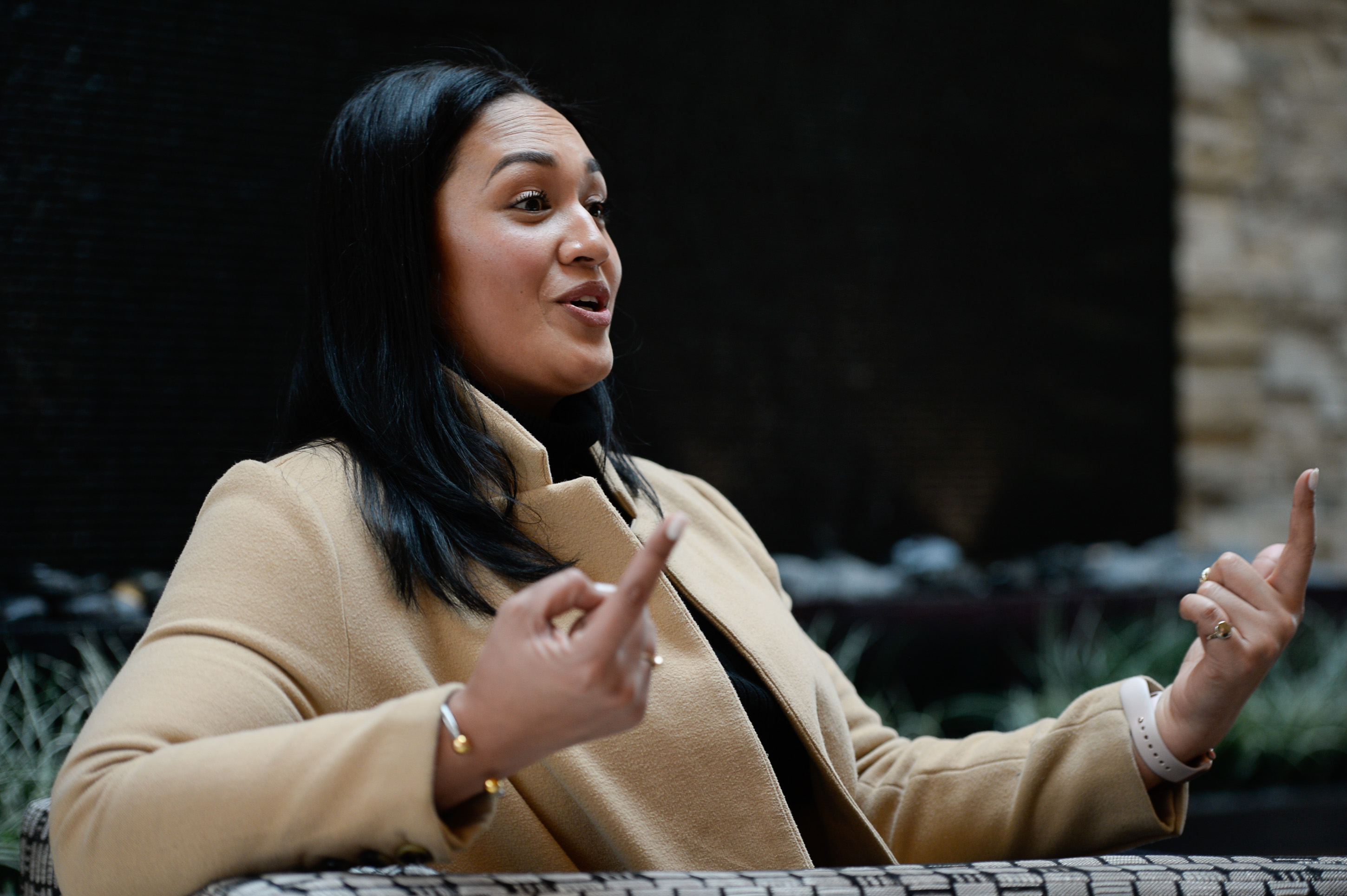 (Francisco Kjolseth | The Salt Lake Tribune) Veronica Pome’e, the first Polynesian woman to be featured in Sports Illustrated's swimsuit edition, visits Utah to speak at the sixth annual National Pacific Island Violence Prevention Conference held in Salt Lake City April 11-13, 2019.