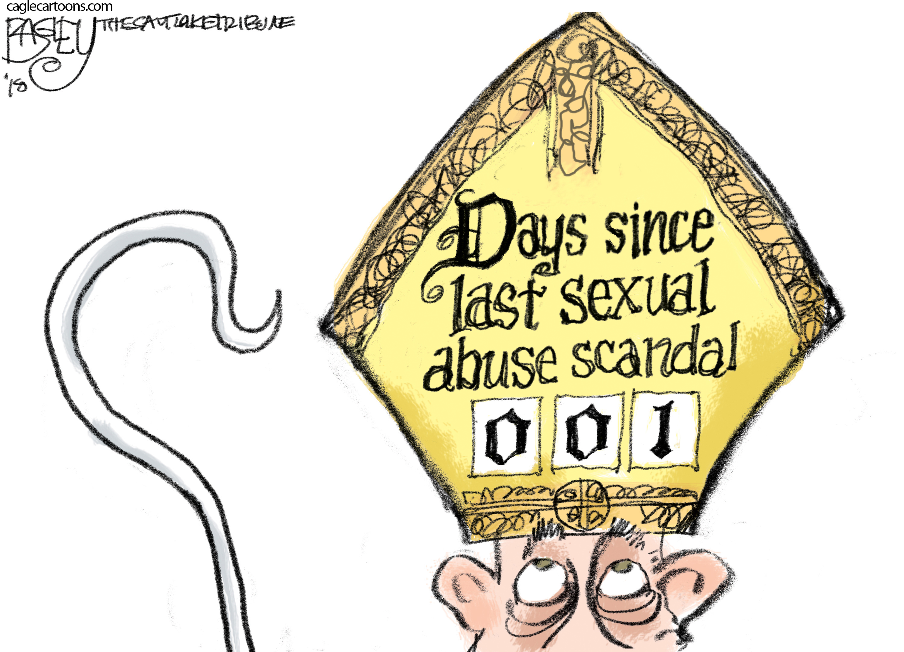 This Pat Bagley cartoon appears in The Salt Lake Tribune on Thursday, Aug. 30, 2018.