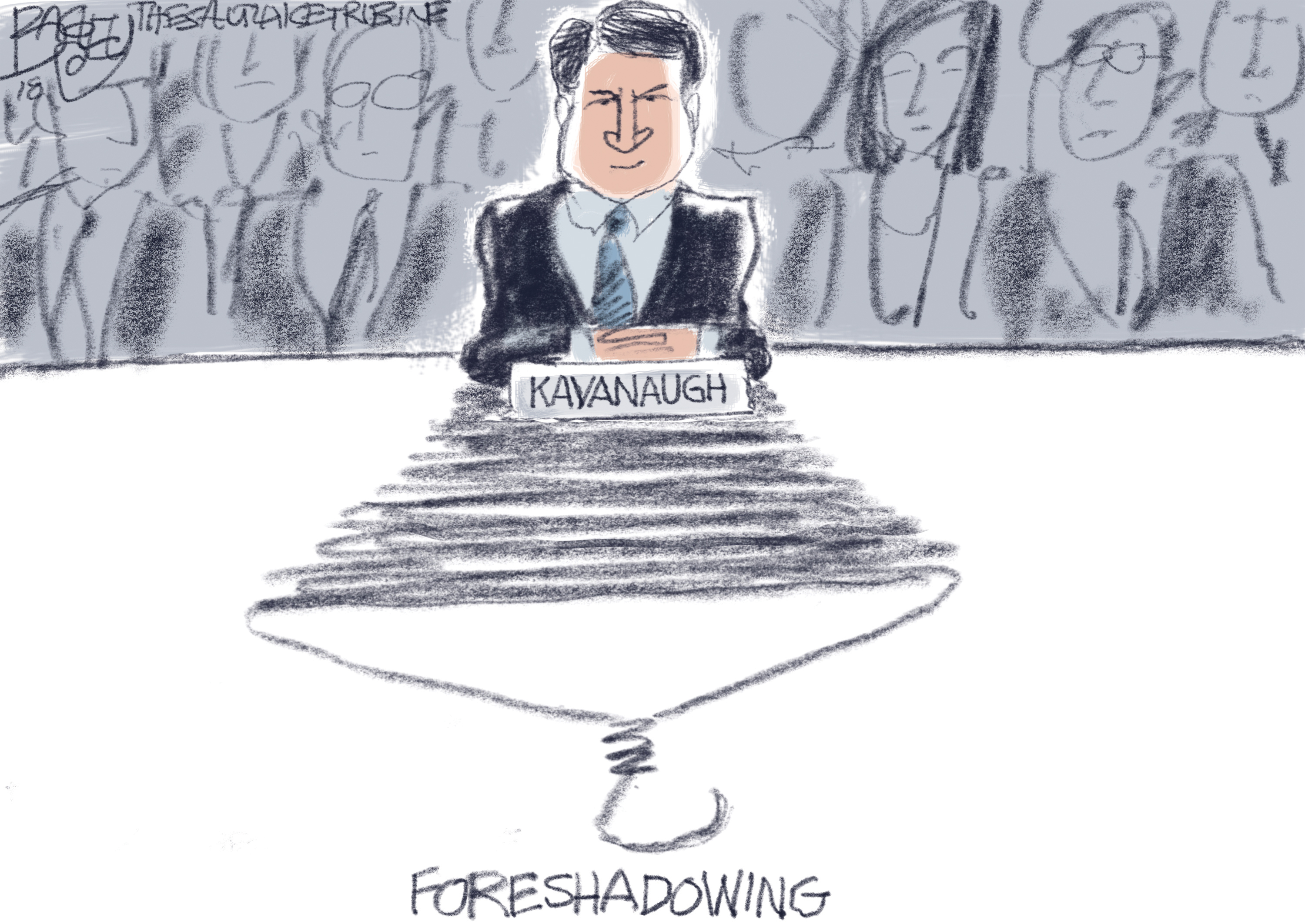 (Pat Bagley | The Salt Lake Tribune) This cartoon, titled "Back to the Back Alley," appears in The Salt Lake Tribune on Wednesday, Sept. 5, 2018.