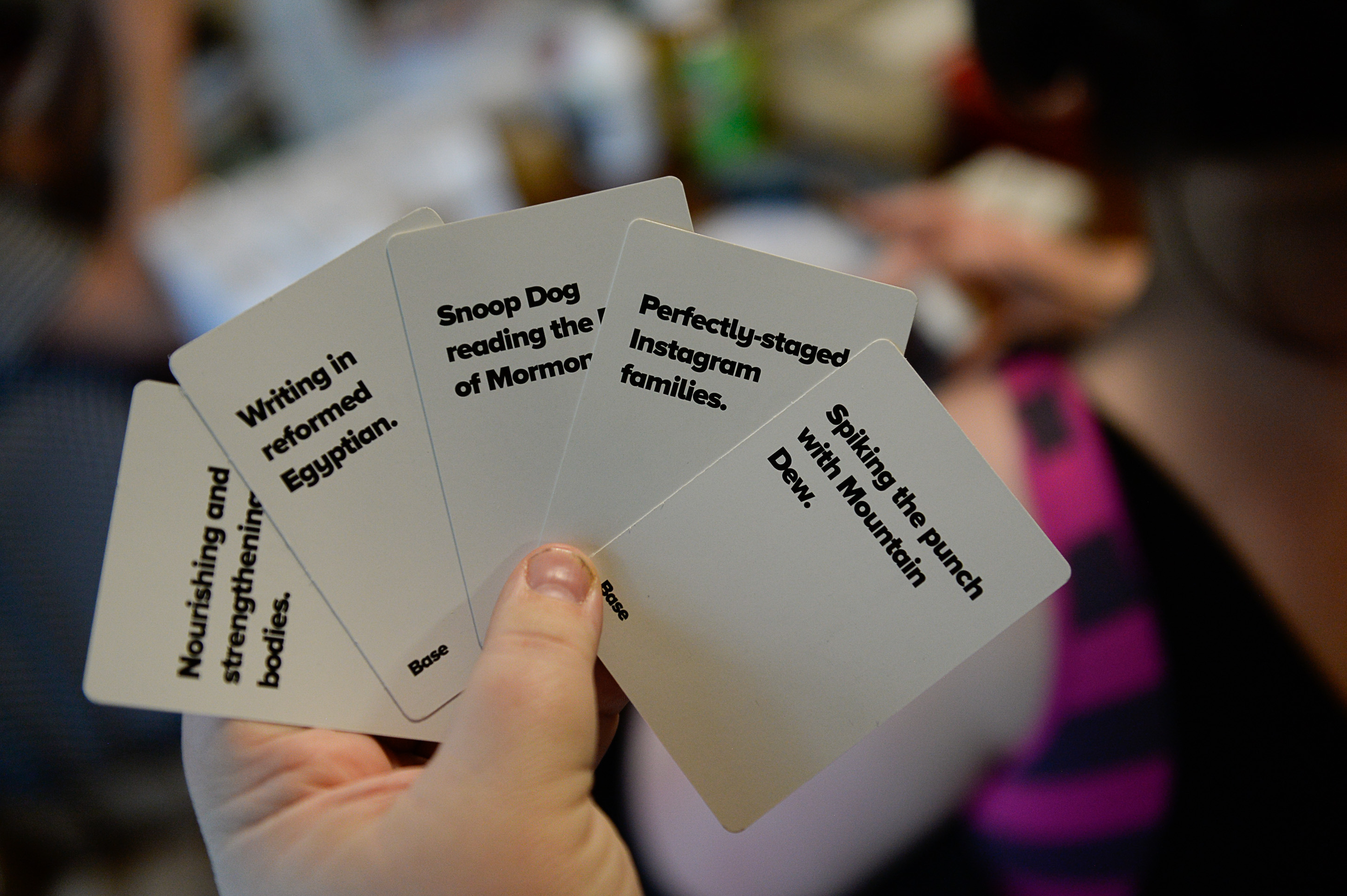 Provo woman pokes fun at Mormon culture with Dang You to Heck, a  family-friendly take on the super-offensive Cards Against Humanity
