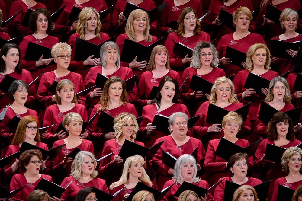 (Trent Nelson | The Salt Lake Tribune) The Tabernacle Choir at Temple Square during the morning session of the189th Annual General Conference of The Church of Jesus Christ of Latter-day Saints in Salt Lake City on Sunday April 7, 2019.