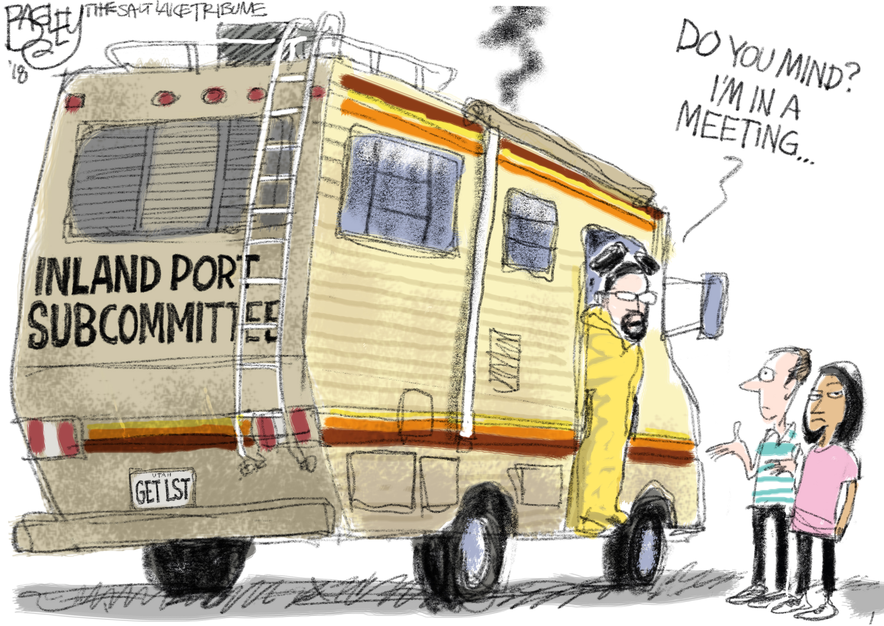 This Pat Bagley cartoon appears in The Salt Lake Tribune on Friday, Aug. 31, 2018.