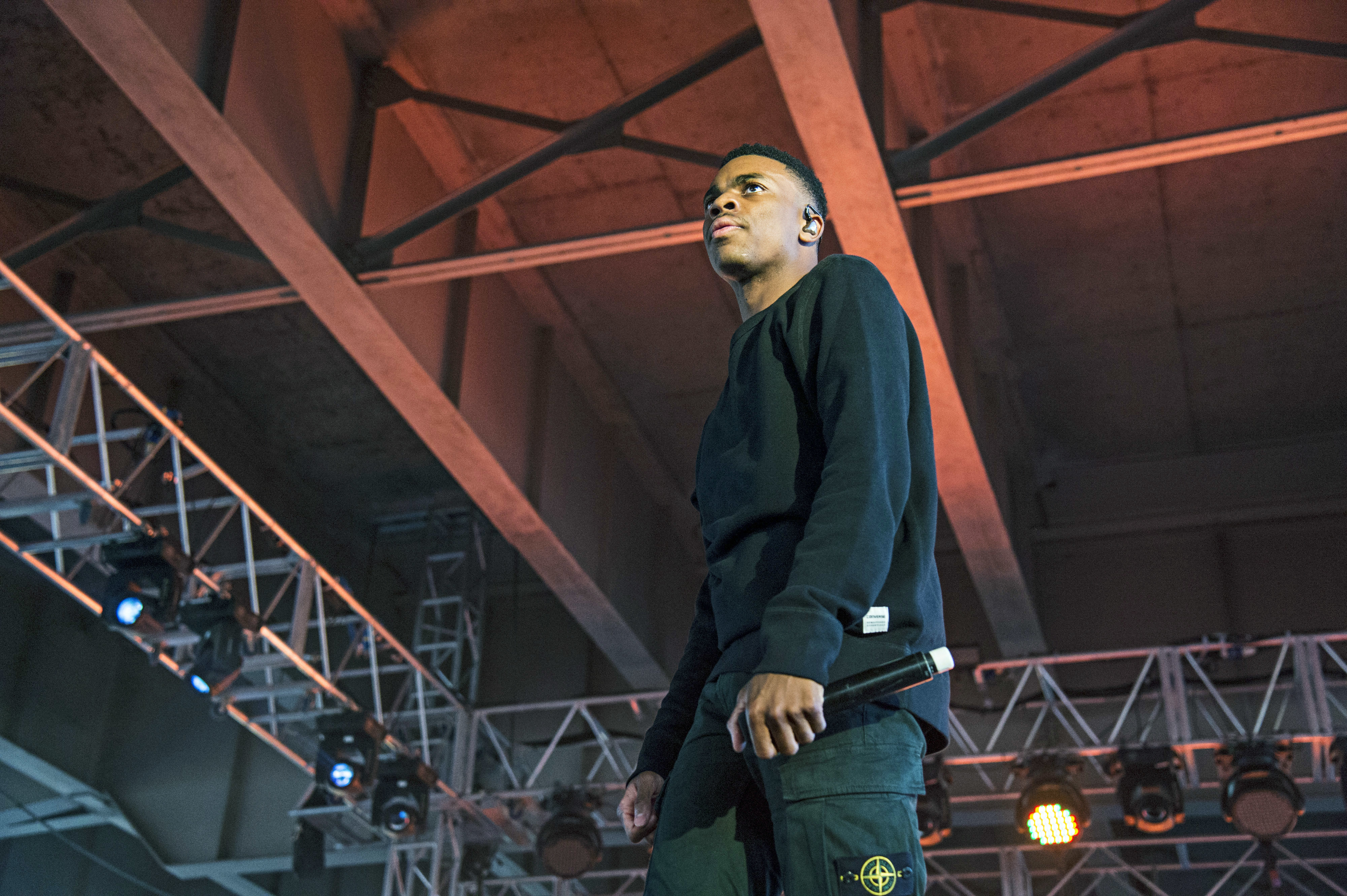 (Amy Harris | Invision/AP) Vince Staples performs during Forecastle Music Festival at Waterfront Park on Saturday, July 15, 2017, in Louisville, Ky. He will be performing Aug. 8 at the 2019 Twilight Concert Series in Salt Lake City.
