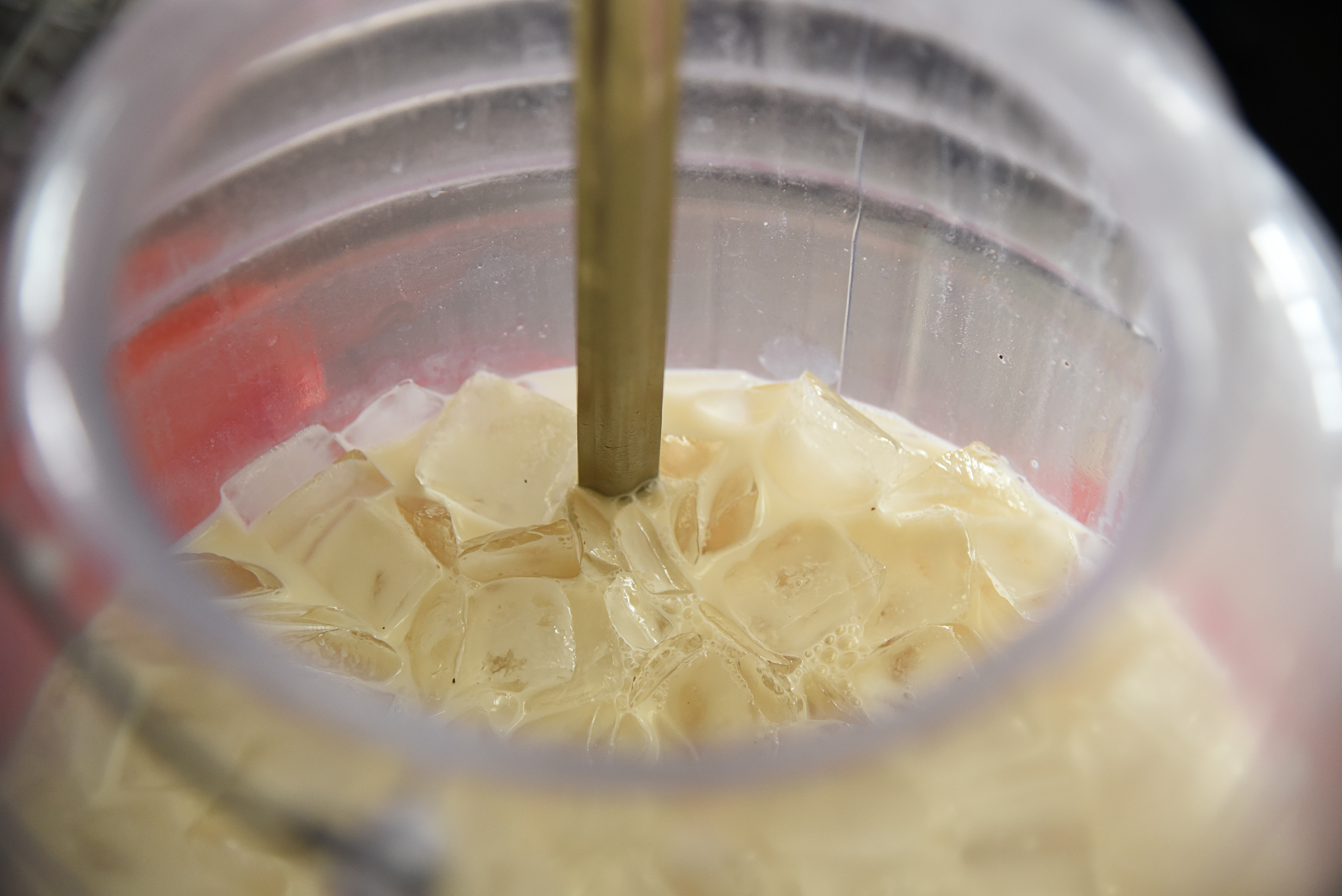 (Francisco Kjolseth | The Salt Lake Tribune) Horchata, a traditional Mexican drink made out of rice, milk, vanilla and cinnamon is one of the fresh "aquas" served at Tacos Mi Caramelo, a late-night taqueria that is open until 2 a.m. most nights and 24-hours a day on Friday and Saturday.