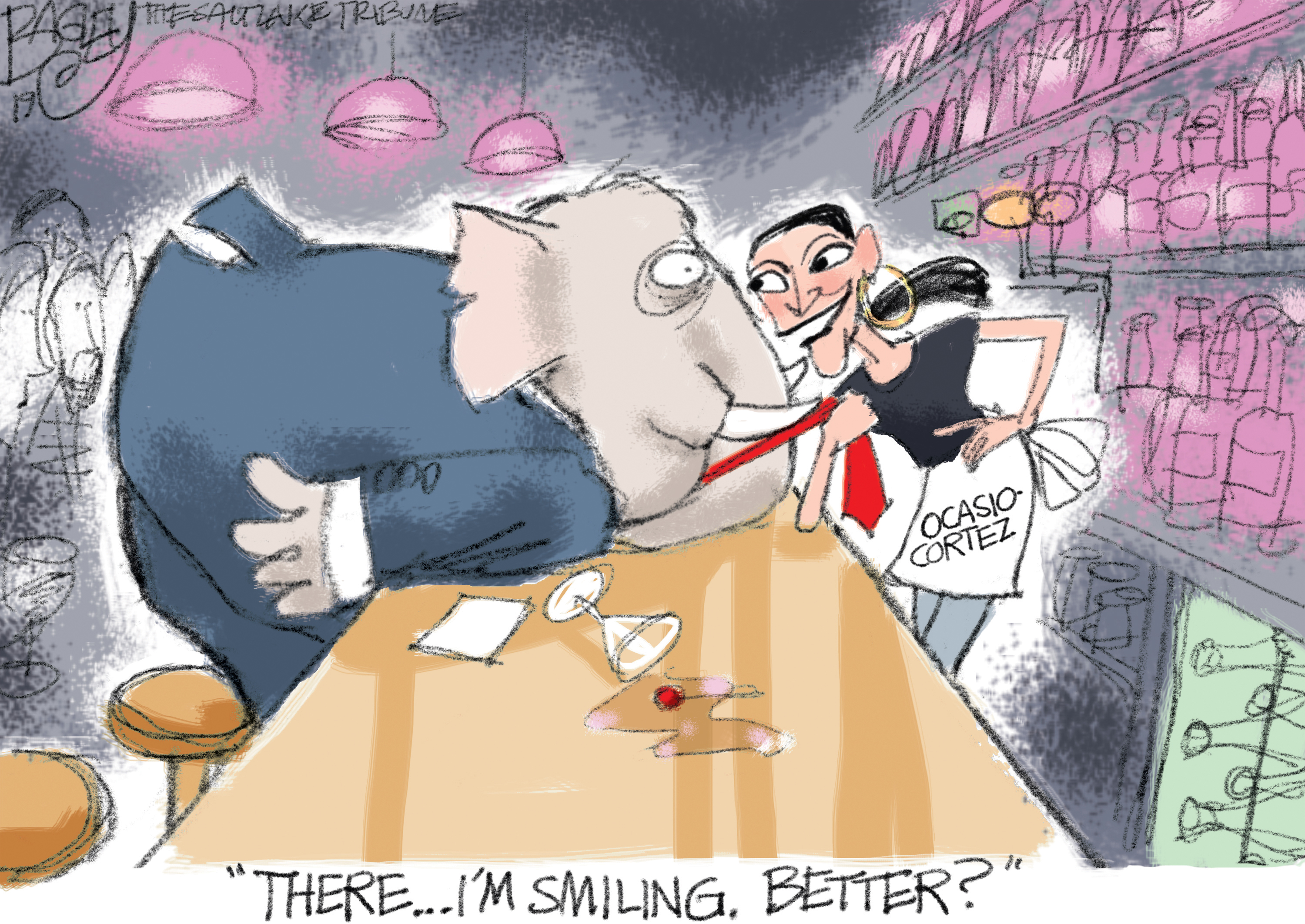 This Pat Bagley cartoon appears in The Salt Lake Tribune on Sunday, Jan. 13, 2019.
