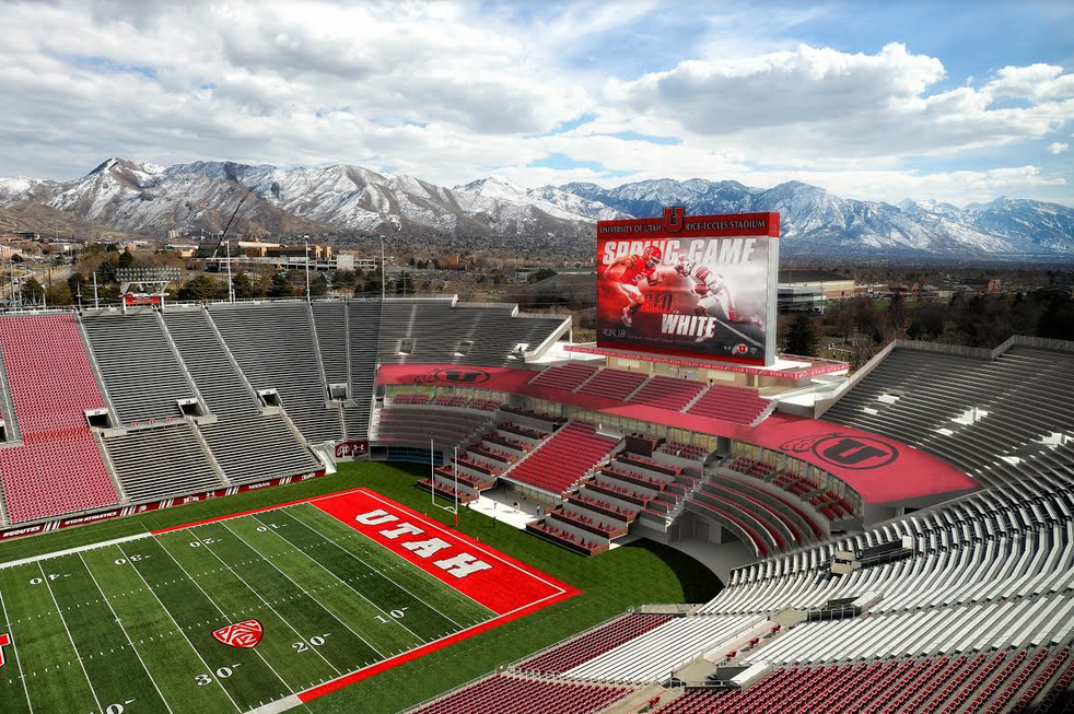 Rice Eccles Stadium Map Rice-Eccles Stadium Expansion Plan Gets A $17.5 Million Jolt From The Garff  Family