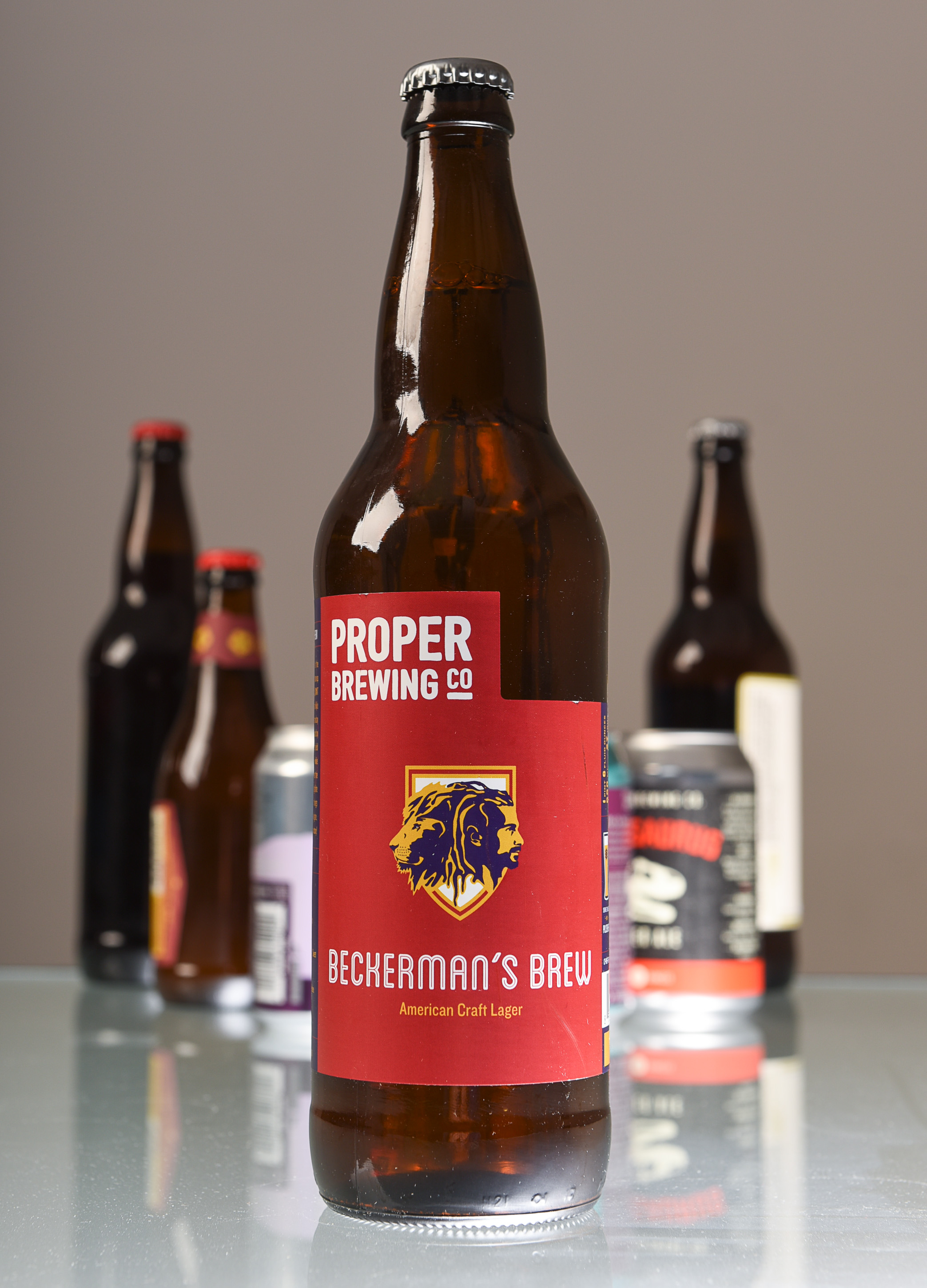 (Francisco Kjolseth | The Salt Lake Tribune) Utah's best beer names. Beckerman's Brew by Proper Brewing Co.
