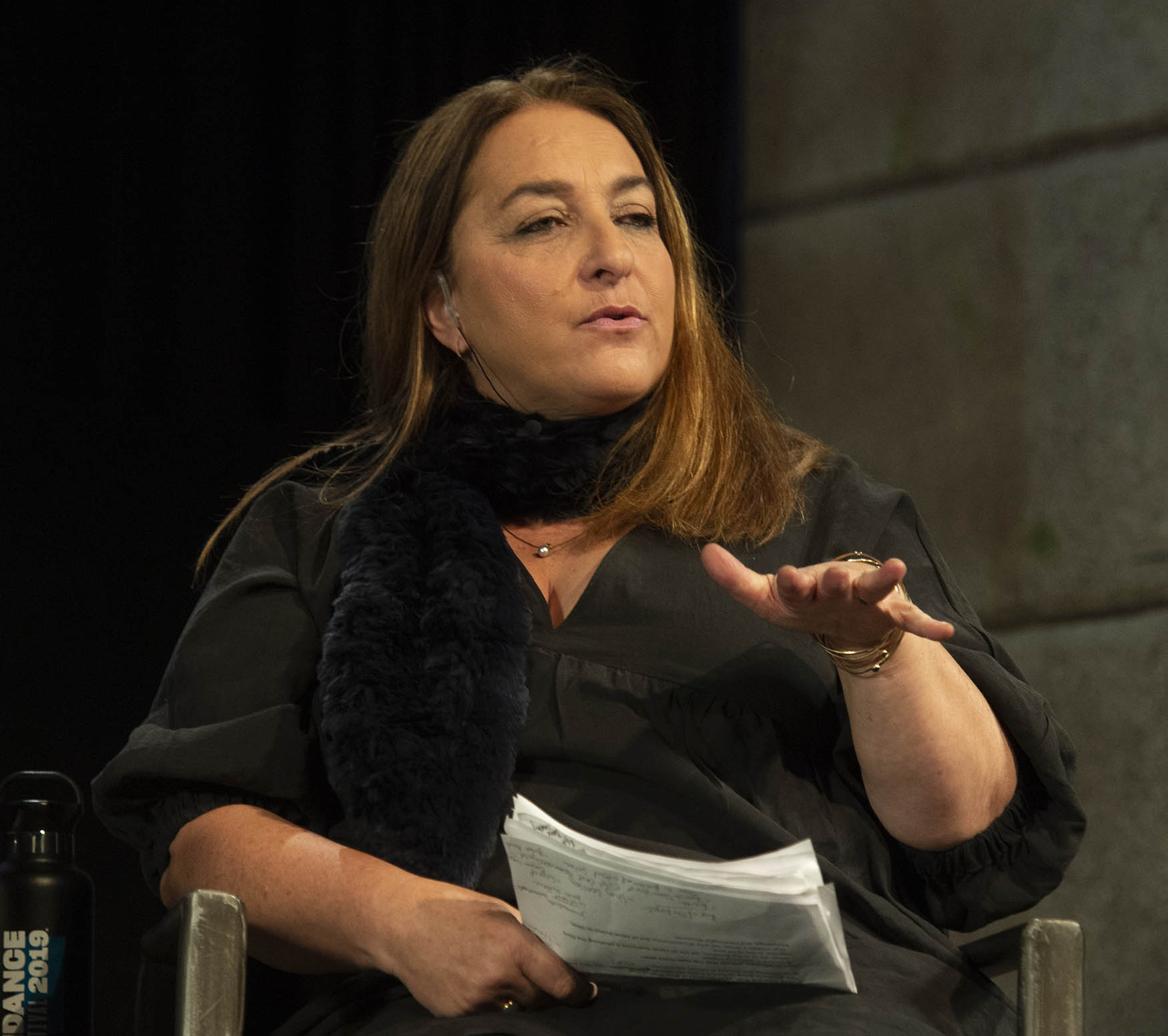 (Rick Egan | The Salt Lake Tribune) Caroline Libresco Director, Catalyst and Women at Sundance and Senior Programmer, answers questions at Sundance Senior Programmer discuss the films being screened this year, at the opening news conference for the 2019 Sundance Film Festival at the Egyptian Theatre in Park CIty, Thursday, Jan. 24, 2019. 