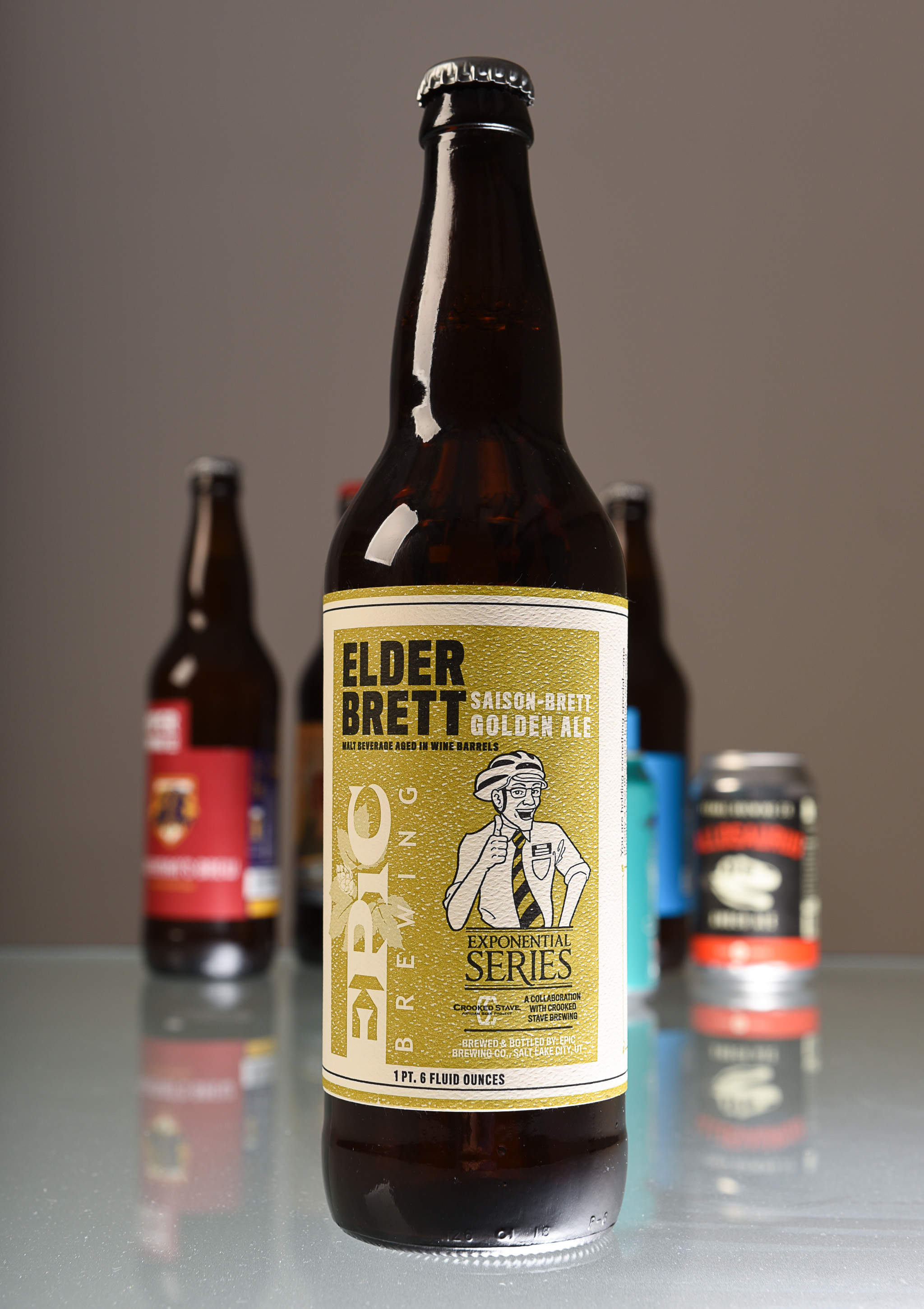 (Francisco Kjolseth | The Salt Lake Tribune) Utah's best beer names. Elder Brett, saison-brett golden ale by Epic brewery.